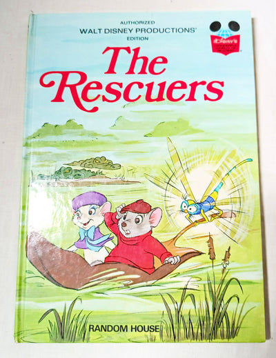 The Rescuers Walt Disney Productions Random House Hardcover Book 1977 - TulipStuff