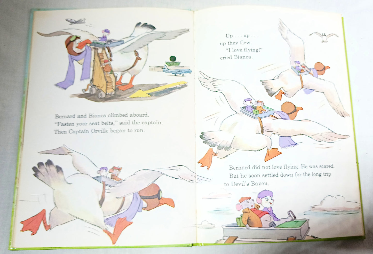 The Rescuers Walt Disney Productions Random House Hardcover Book 1977 - TulipStuff