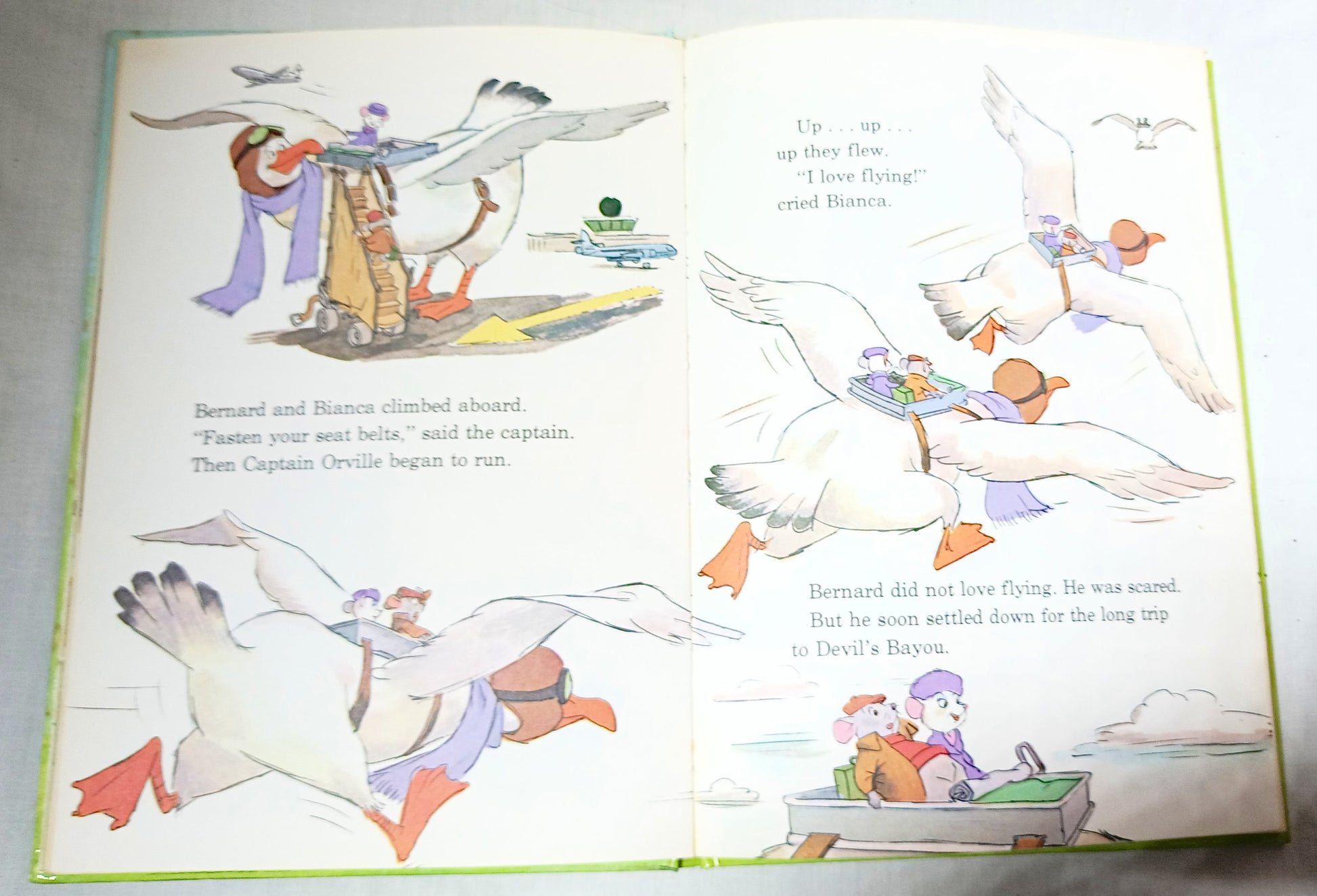 The Rescuers Walt Disney Productions Random House Hardcover Book 1977 - TulipStuff