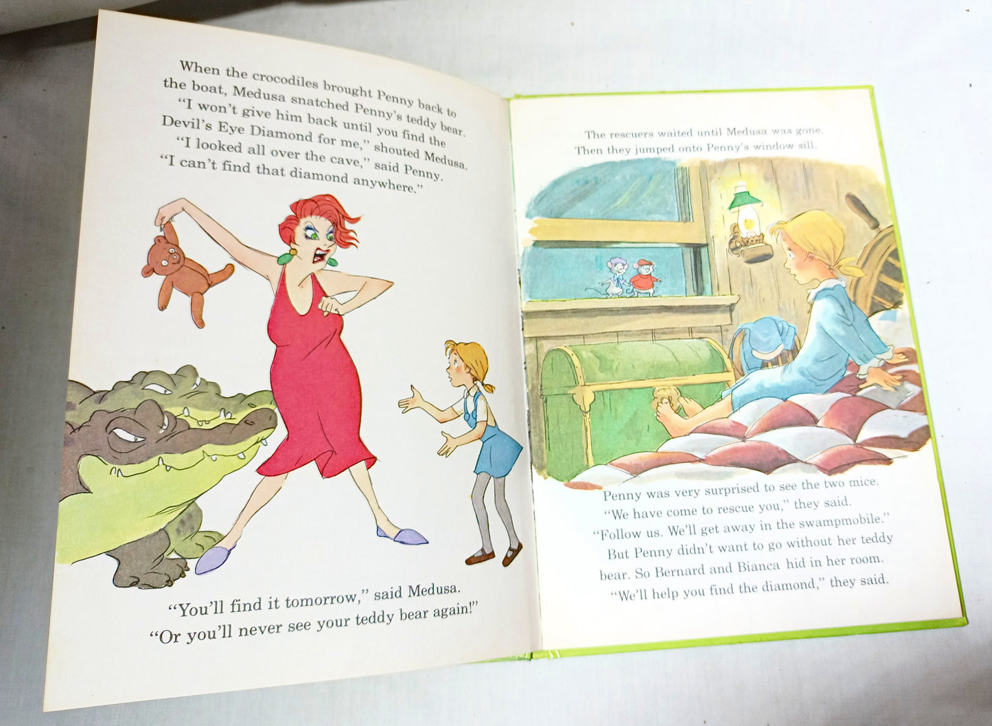 The Rescuers Walt Disney Productions Random House Hardcover Book 1977 - TulipStuff