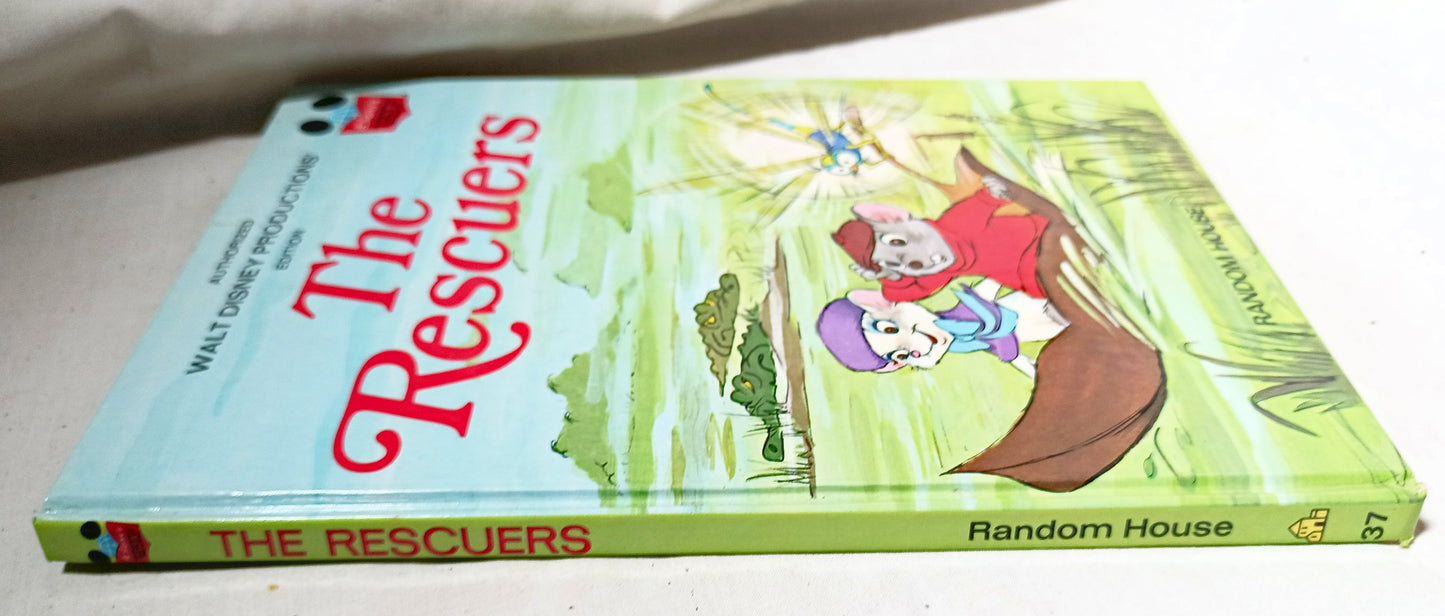 The Rescuers Walt Disney Productions Random House Hardcover Book 1977 - TulipStuff