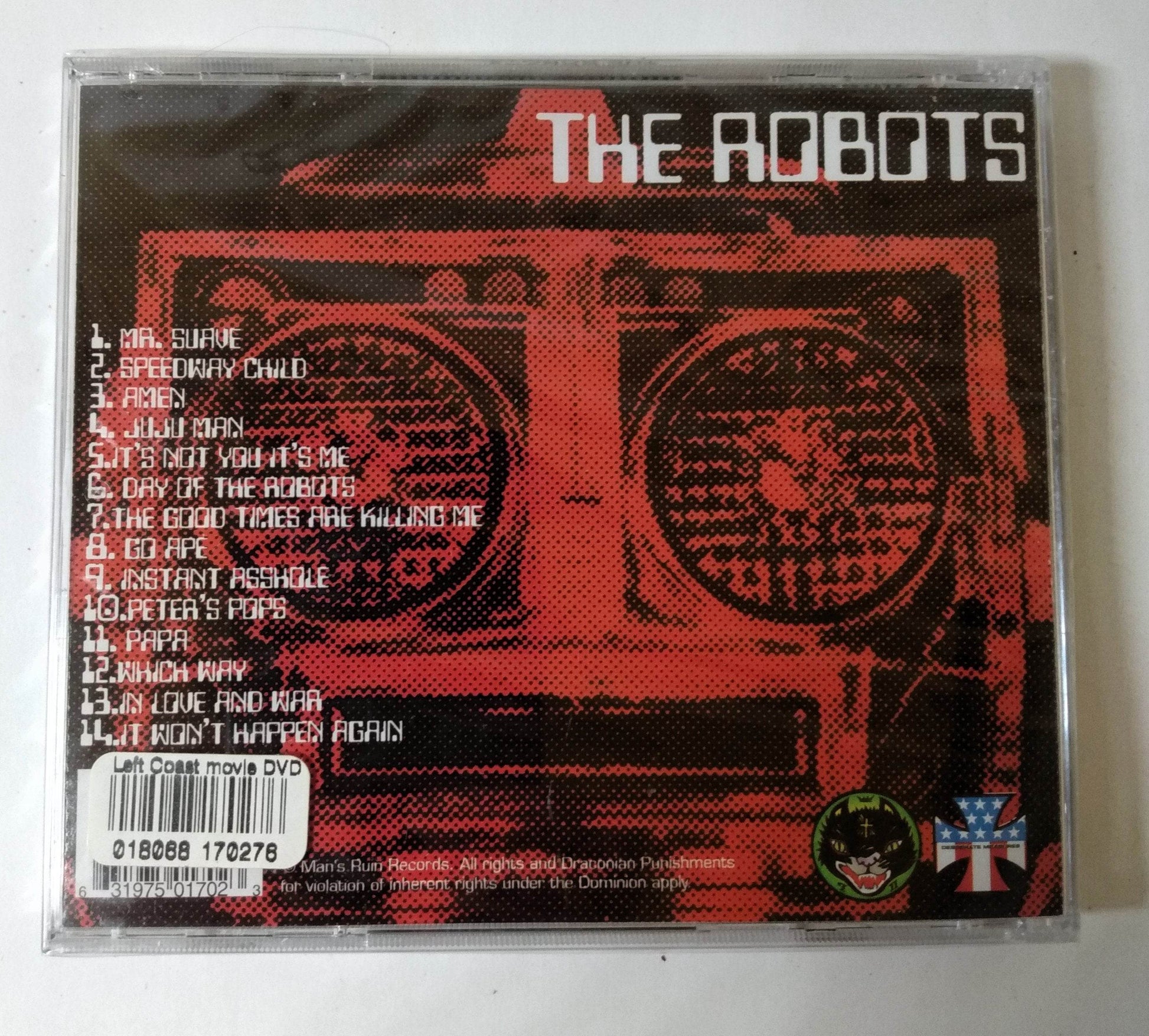 The Robots Day Of The Robots Swedish Punk Album CD Man's Ruin 1999 - TulipStuff