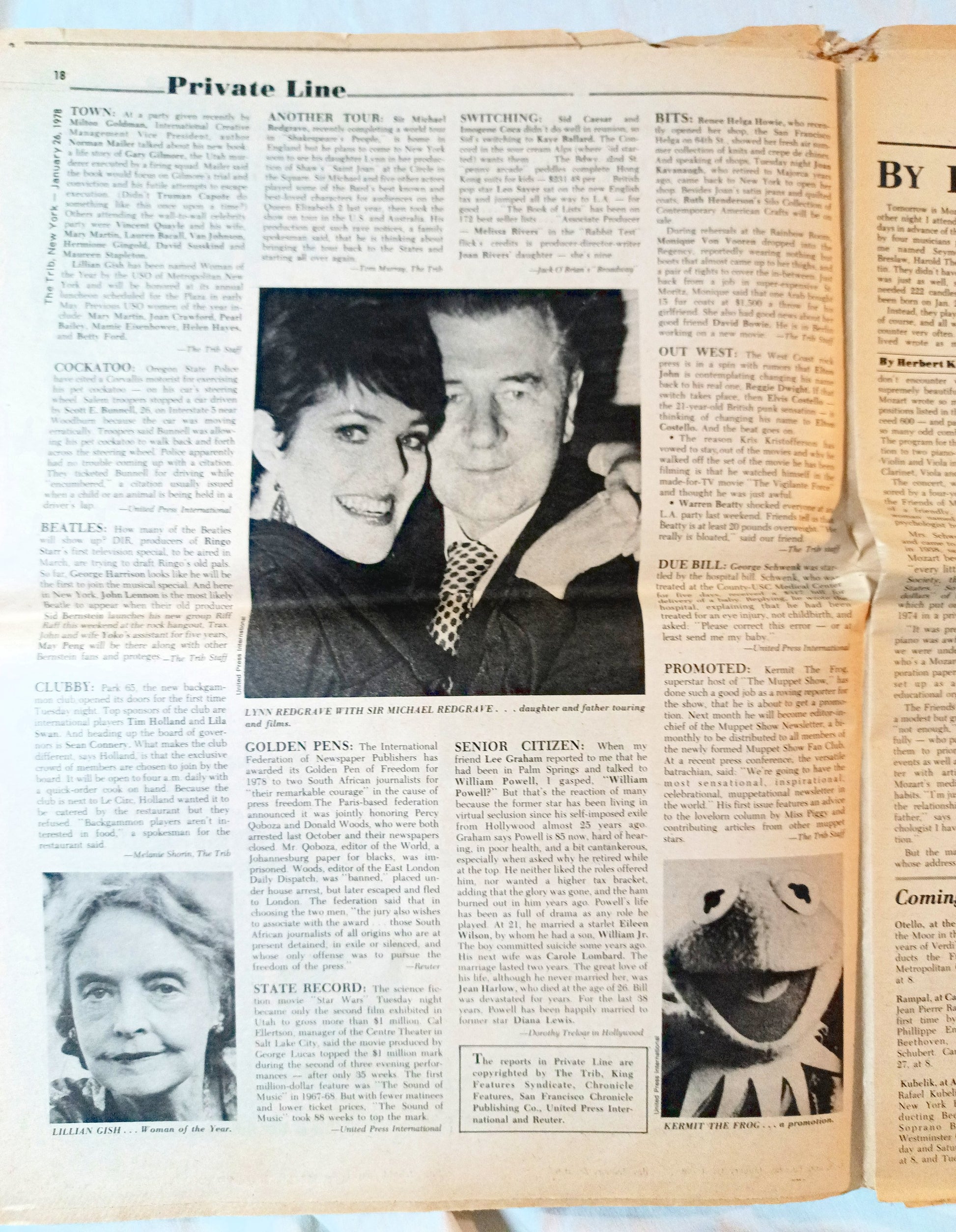 The Trib New York Tabloid Newspaper January 28 1978 NYC Flooding Sadat - TulipStuff