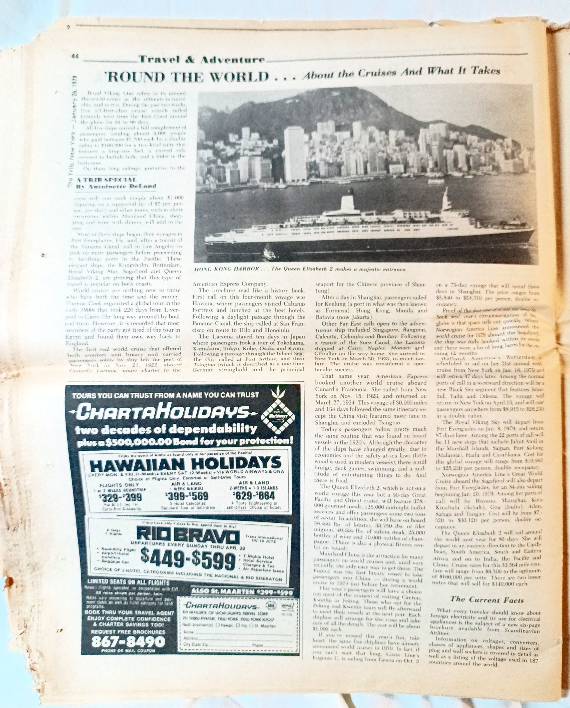 The Trib New York Tabloid Newspaper January 28 1978 NYC Flooding Sadat - TulipStuff
