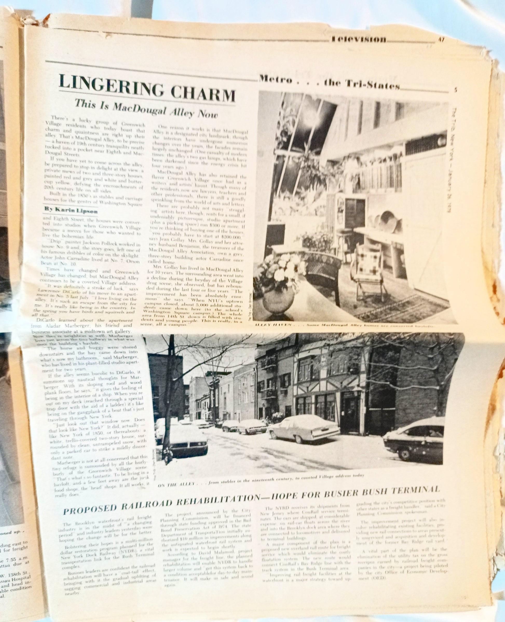 The Trib New York Tabloid Newspaper January 28 1978 NYC Flooding Sadat - TulipStuff