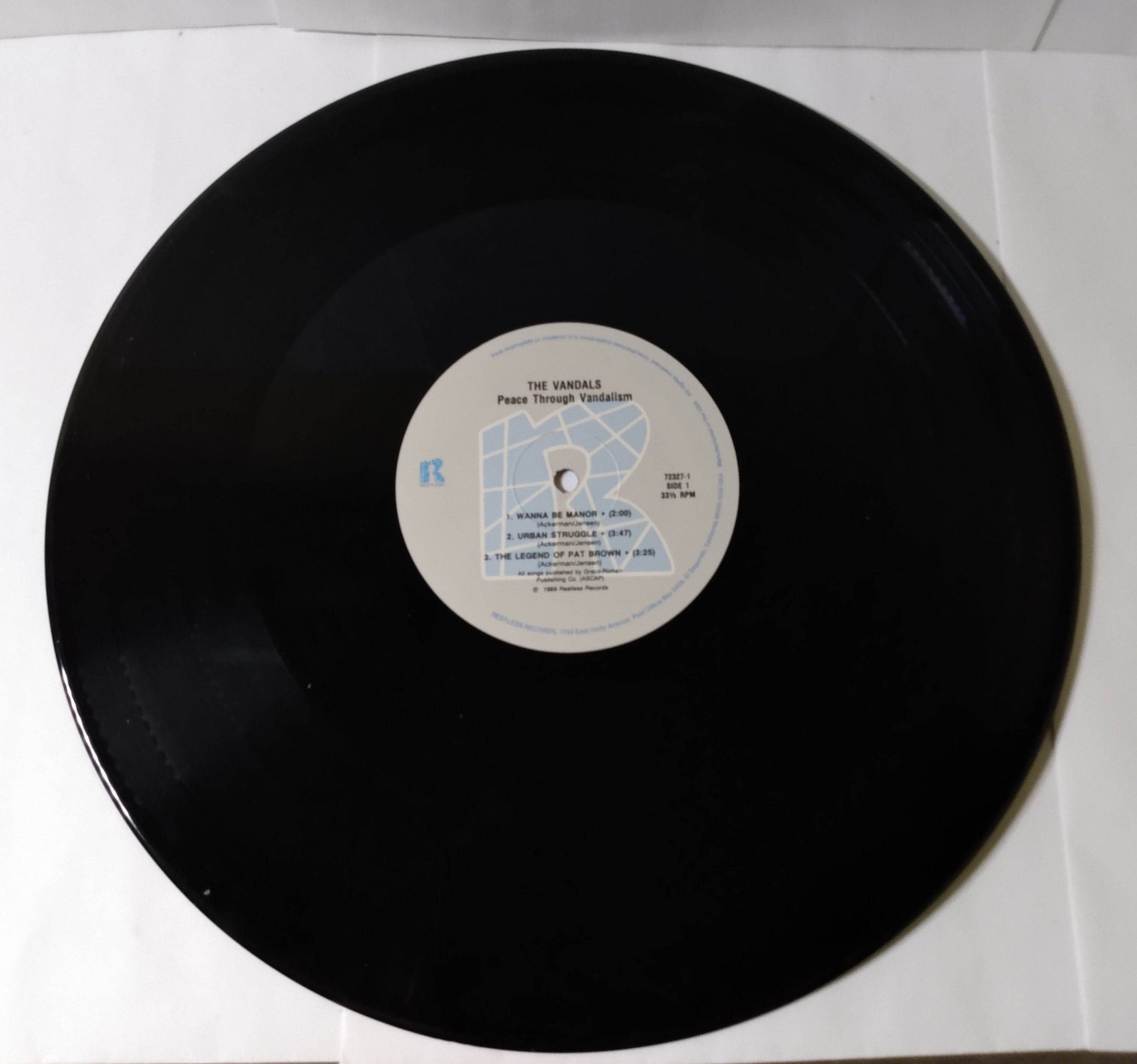 The Vandals Peace Thru Vandalism Punk 12" Vinyl EP Restless 1989 - TulipStuff