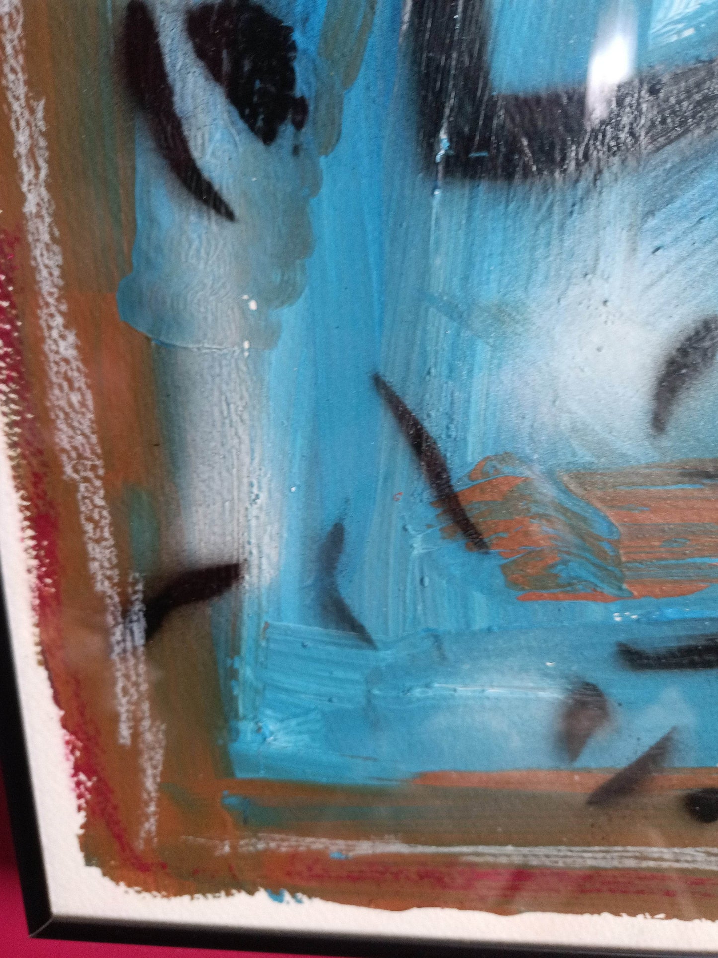 THH70 Sharing Works 11x15 Mixed Media Painting 2000 - TulipStuff