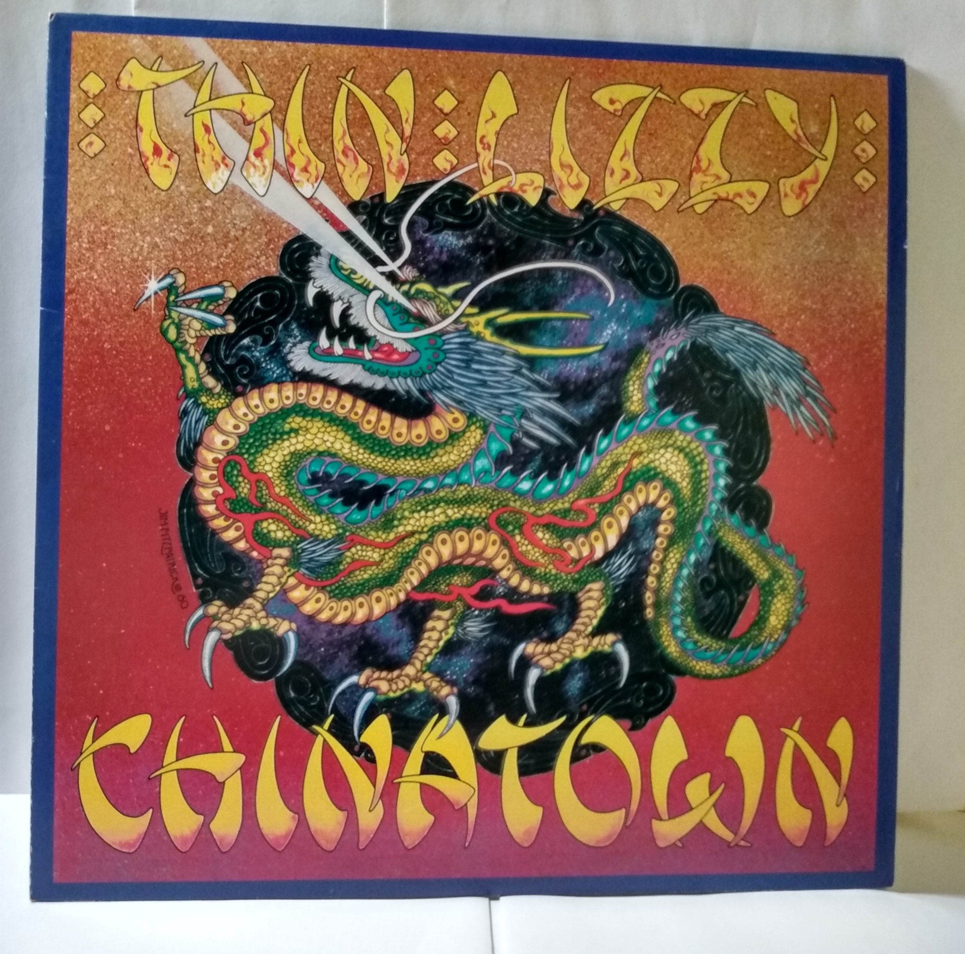 Thin Lizzy Chinatown Irish Hard Rock BSK 3496 12" Vinyl LP 1980 - TulipStuff