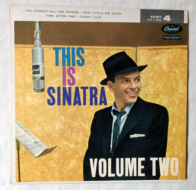 Frank Sinatra This Is Sinatra Volume 2 Part 4 7" Vinyl EP Capitol 1958 - TulipStuff