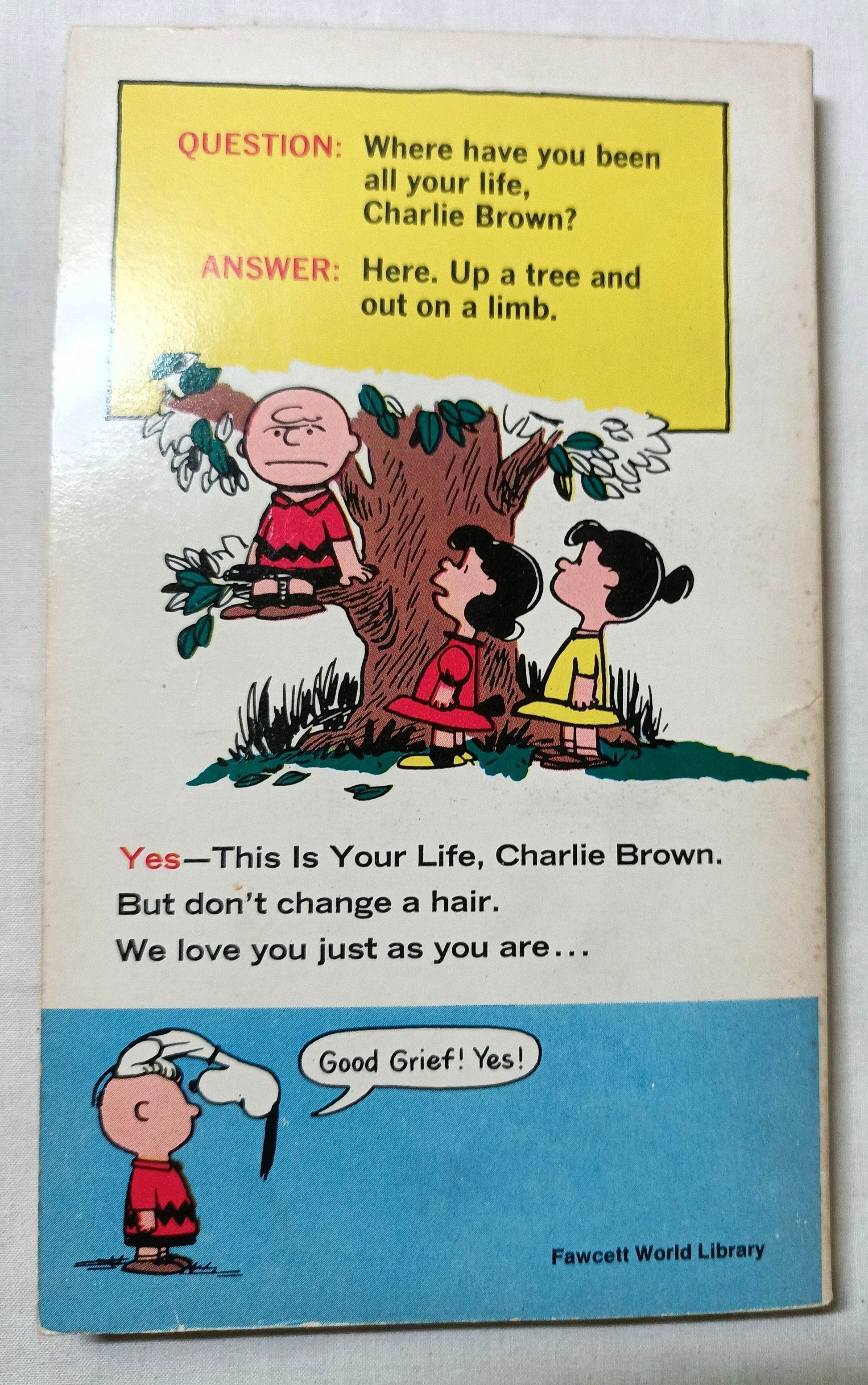 This Is Your Life Charlie Brown Peanuts Charles M Schulz Fawcett 1962 - TulipStuff
