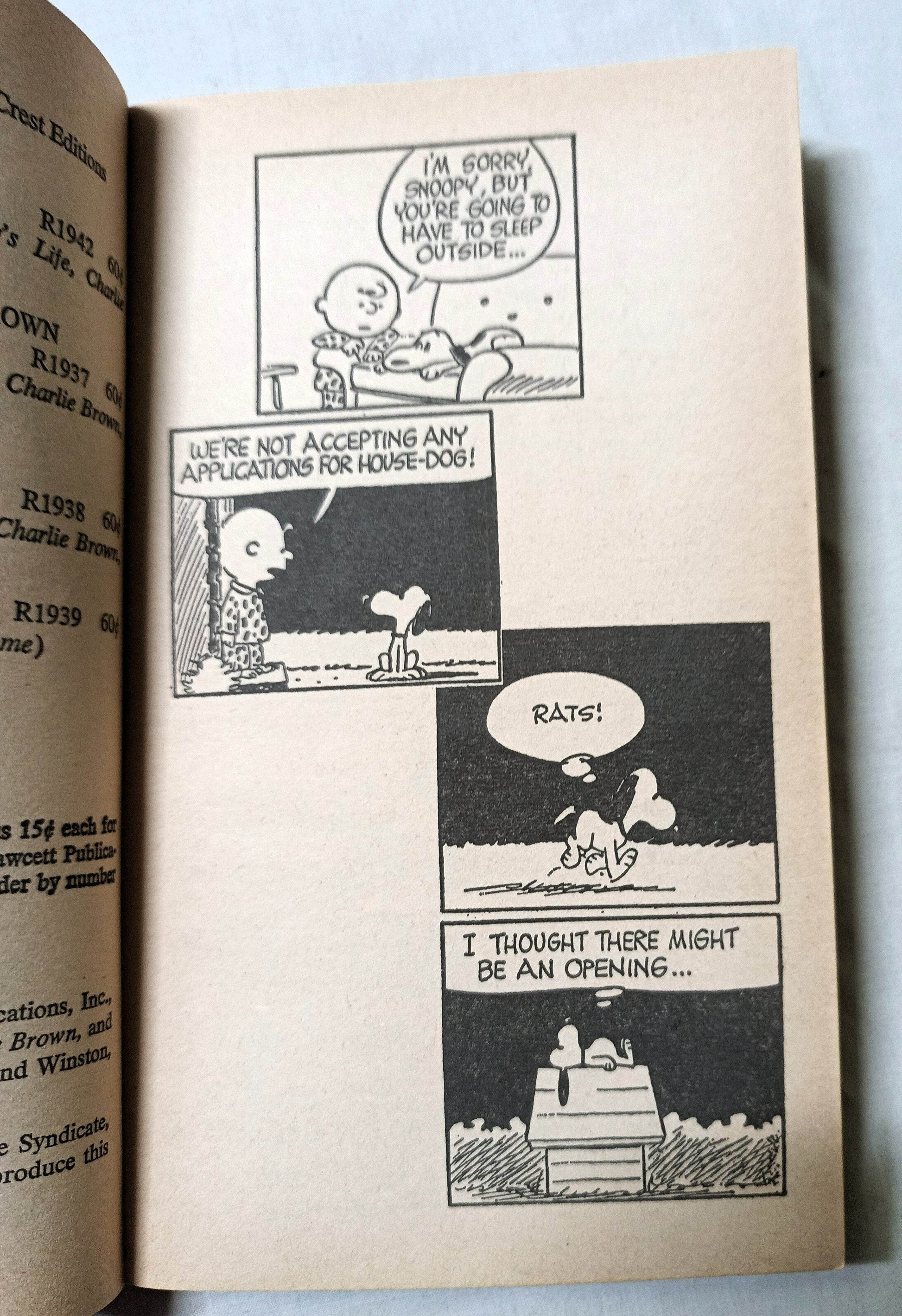 This Is Your Life Charlie Brown Peanuts Charles M Schulz Fawcett 1962 - TulipStuff