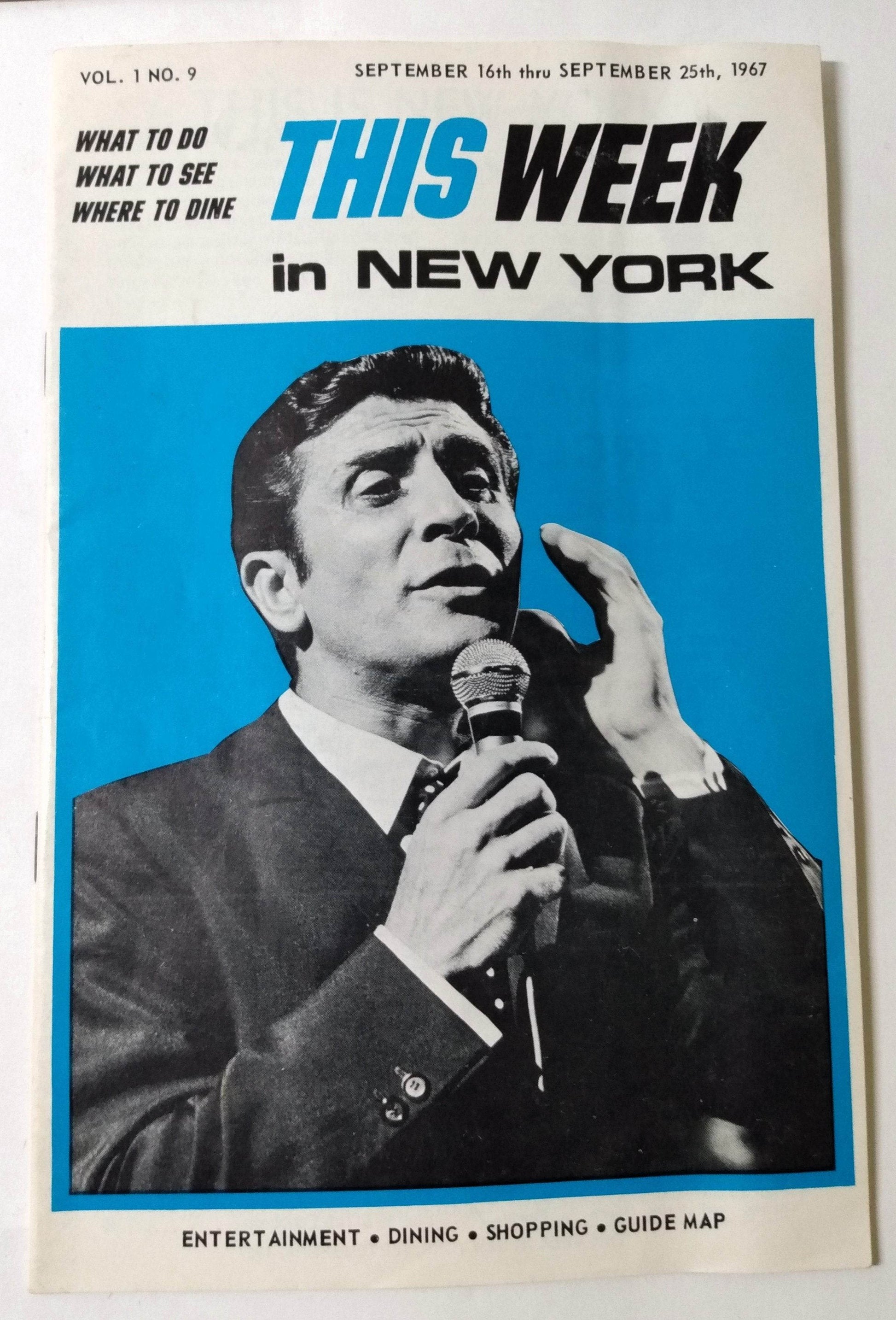 This Week In New York Sept 16-25 1967 Guide Restaurants Nightlife Broadway - TulipStuff