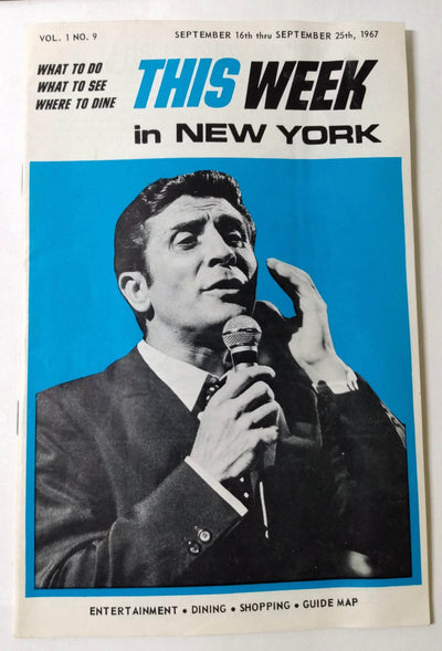 This Week In New York Sept 16-25 1967 Guide Restaurants Nightlife Broadway - TulipStuff