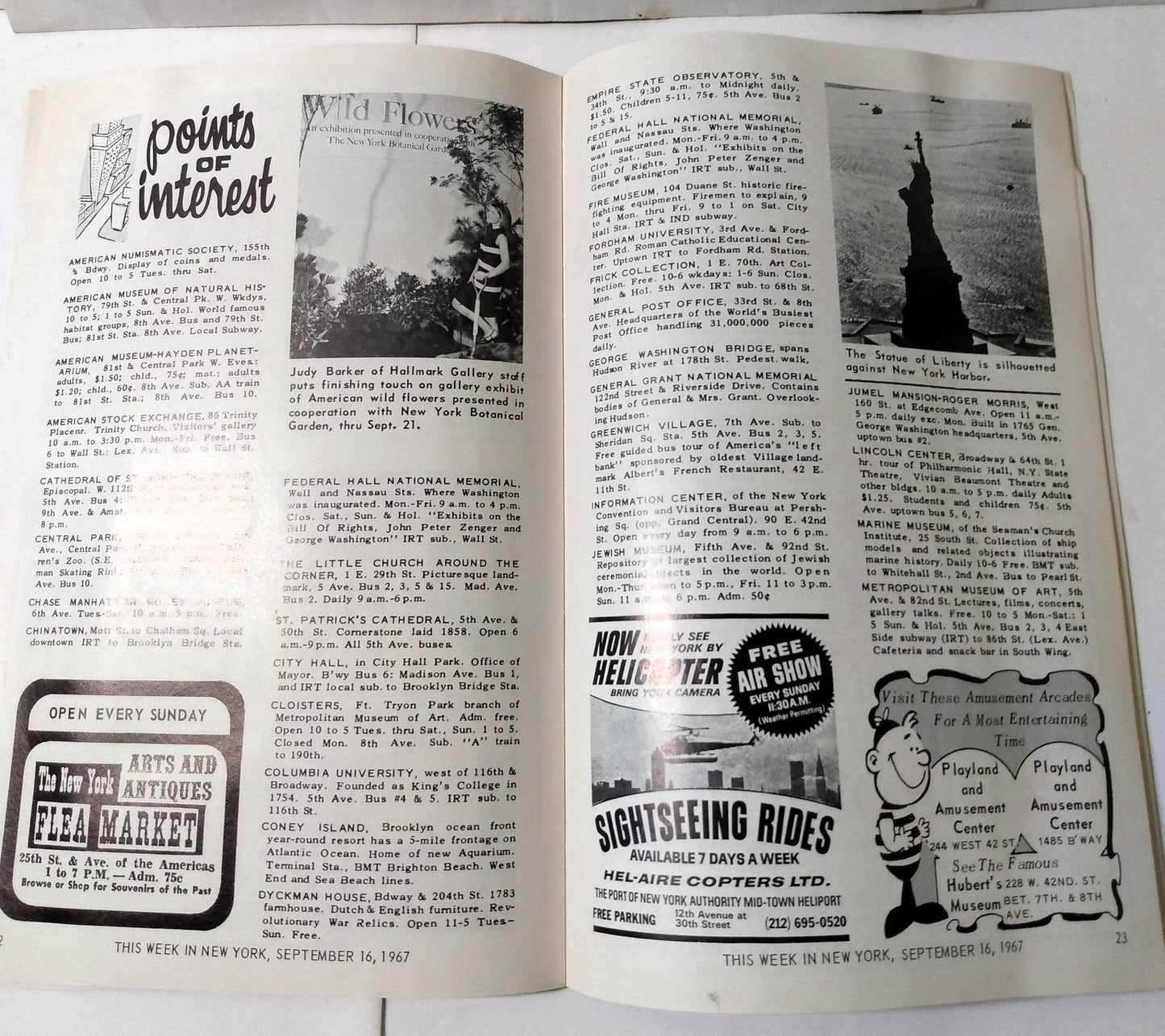 This Week In New York Sept 16-25 1967 Guide Restaurants Nightlife Broadway - TulipStuff