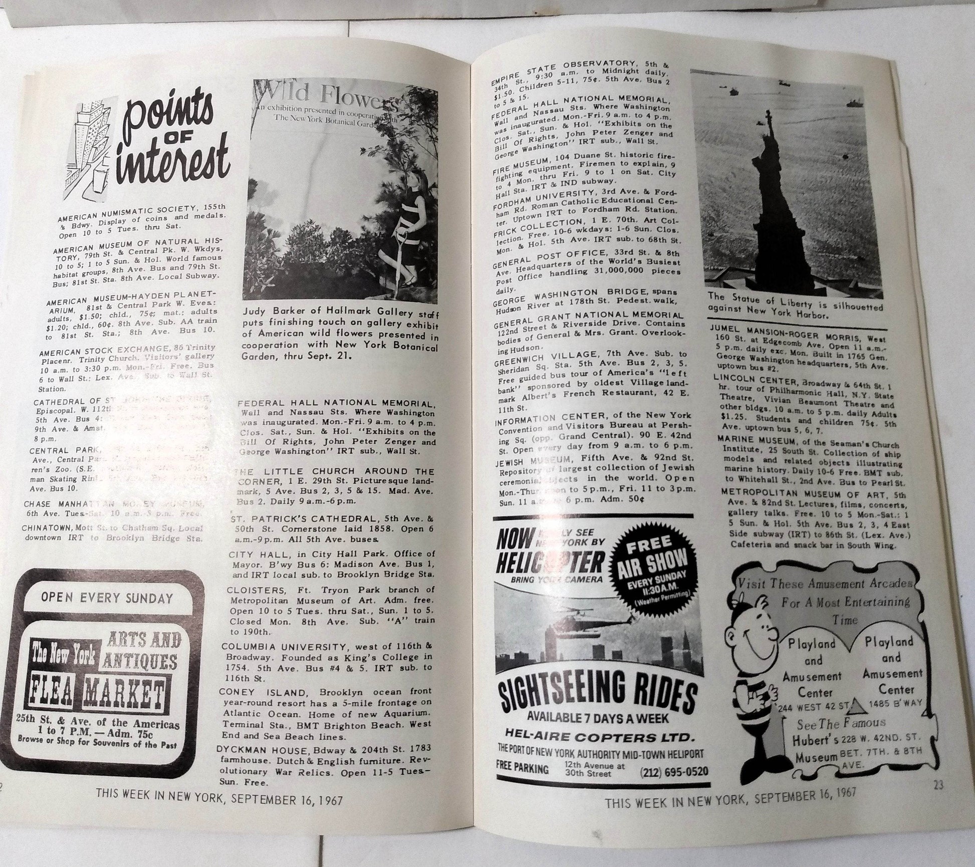 This Week In New York Sept 16-25 1967 Guide Restaurants Nightlife Broadway - TulipStuff