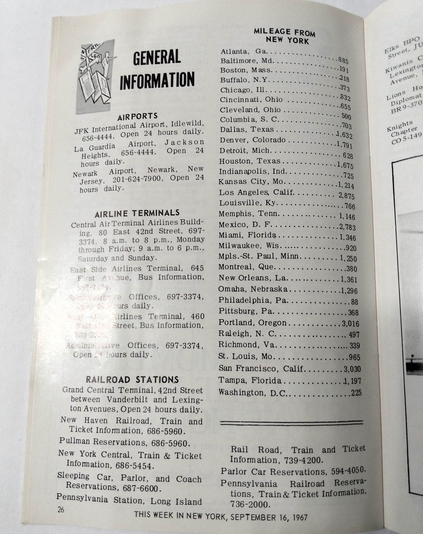 This Week In New York Sept 16-25 1967 Guide Restaurants Nightlife Broadway - TulipStuff