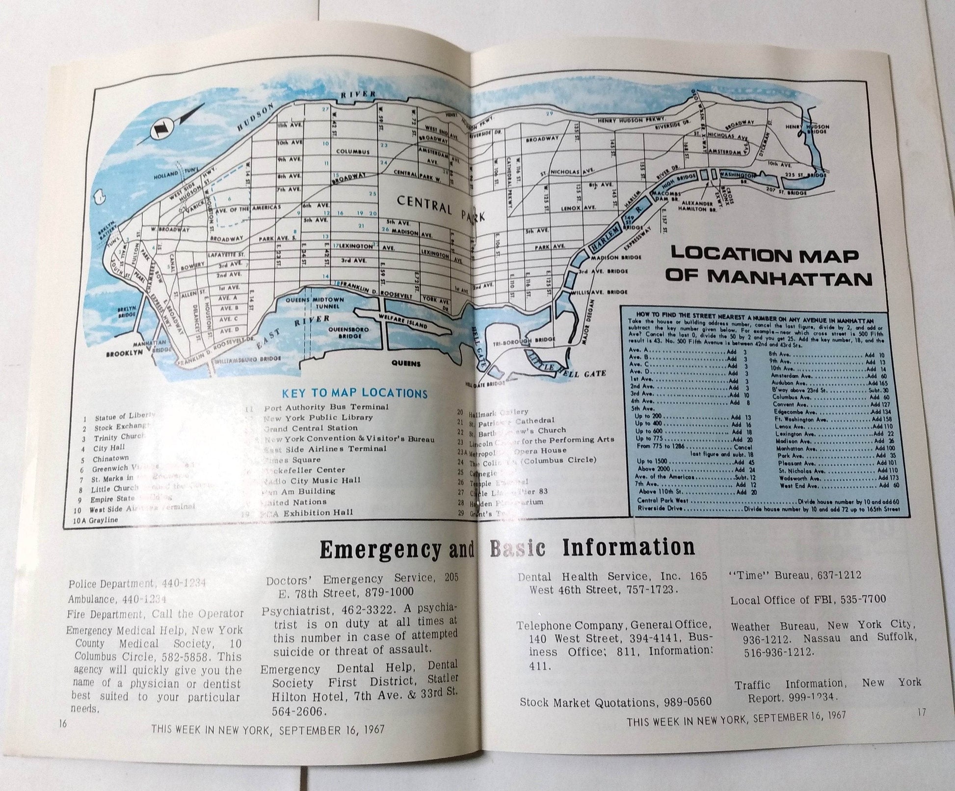 This Week In New York Sept 16-25 1967 Guide Restaurants Nightlife Broadway - TulipStuff