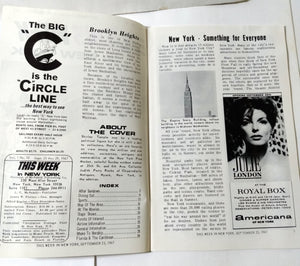 This Week In New York Sept 23-29 1967 Guide Restaurants Nightlife Sports - TulipStuff