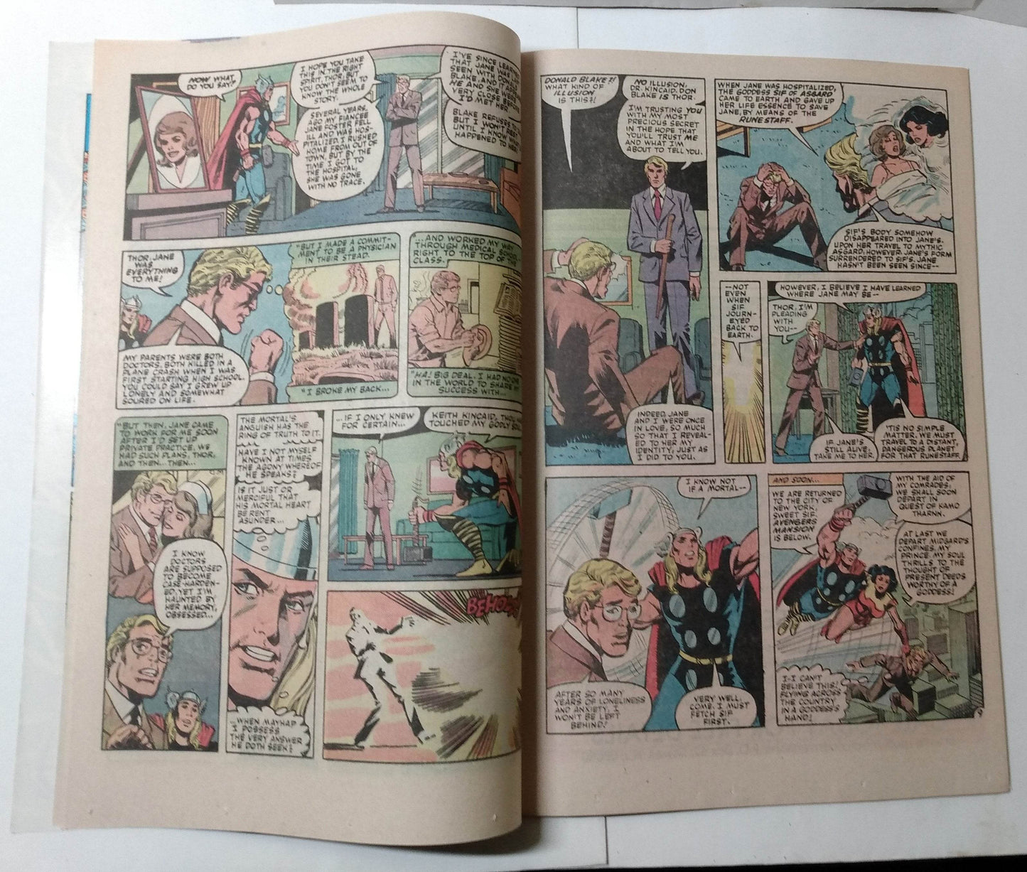 The Mighty Thor #334 August 1983 Runequest Bronze Age Marvel Comics - TulipStuff