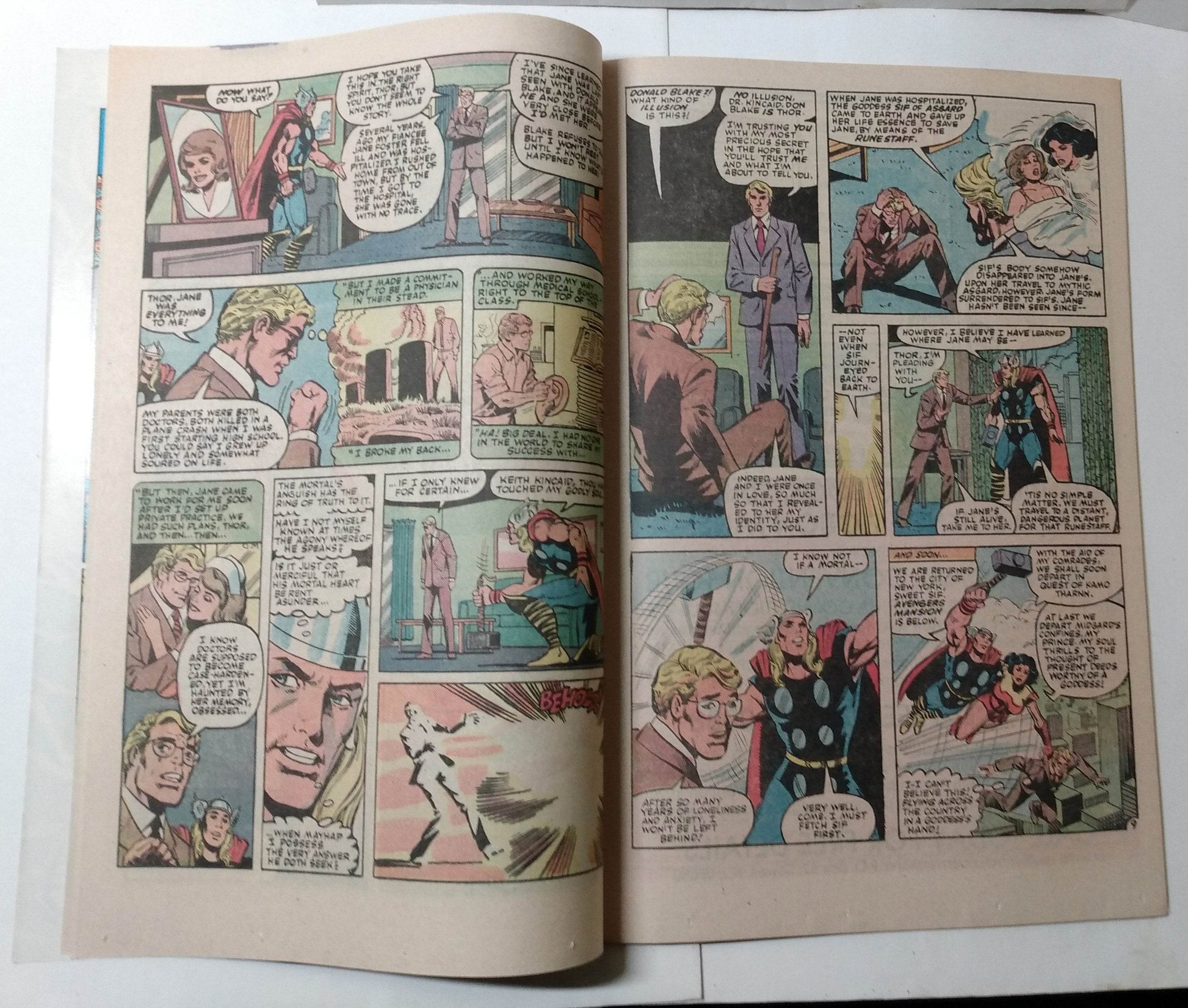 The Mighty Thor #334 August 1983 Runequest Bronze Age Marvel Comics - TulipStuff