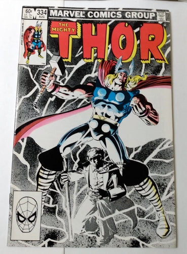 The Mighty Thor #334 August 1983 Runequest Bronze Age Marvel Comics - TulipStuff