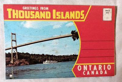 Greetings From Thousand Islands Ontario Late 1950s Postcard Booklet - TulipStuff