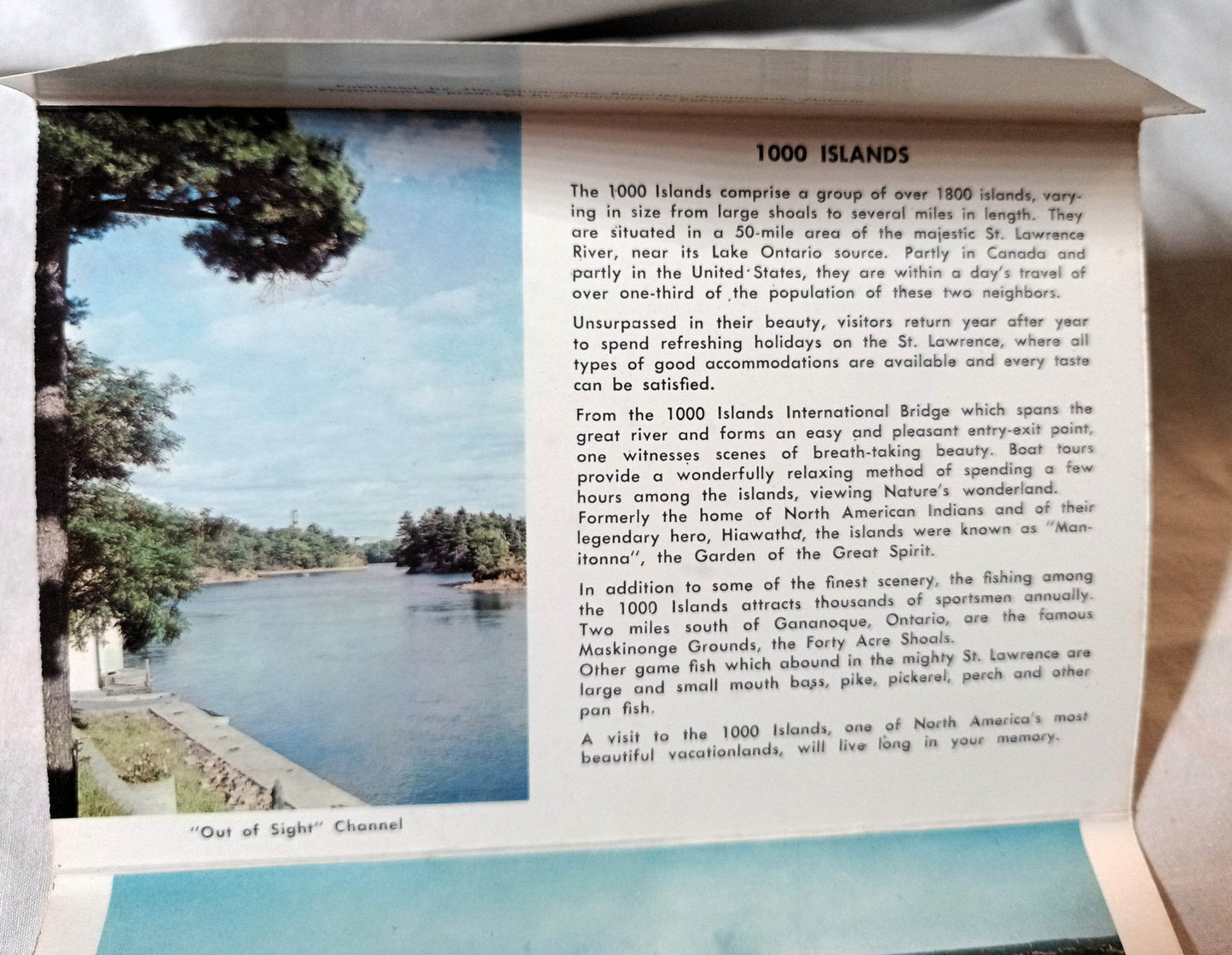 Greetings From Thousand Islands Ontario Late 1950s Postcard Booklet - TulipStuff
