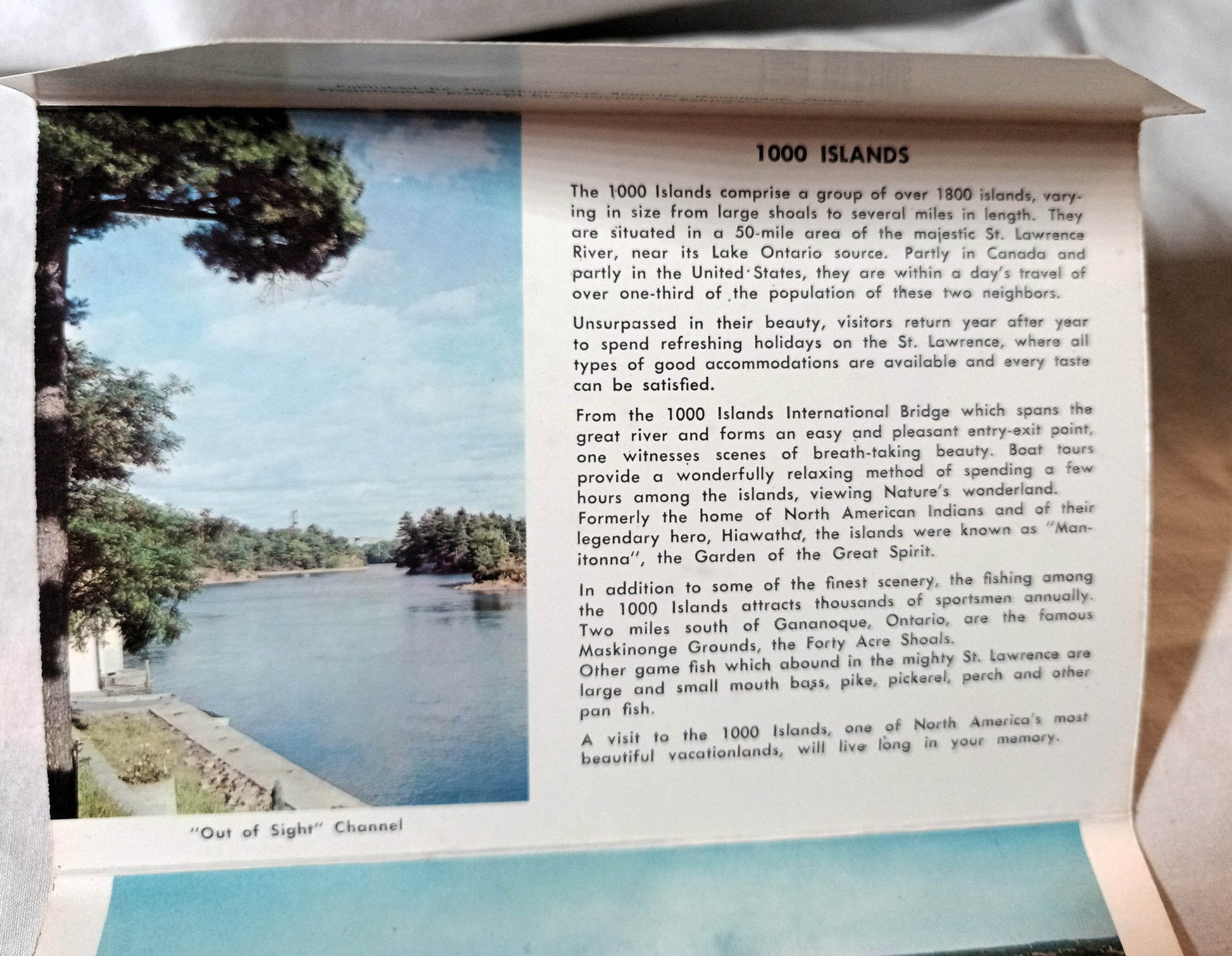 Greetings From Thousand Islands Ontario Late 1950s Postcard Booklet - TulipStuff