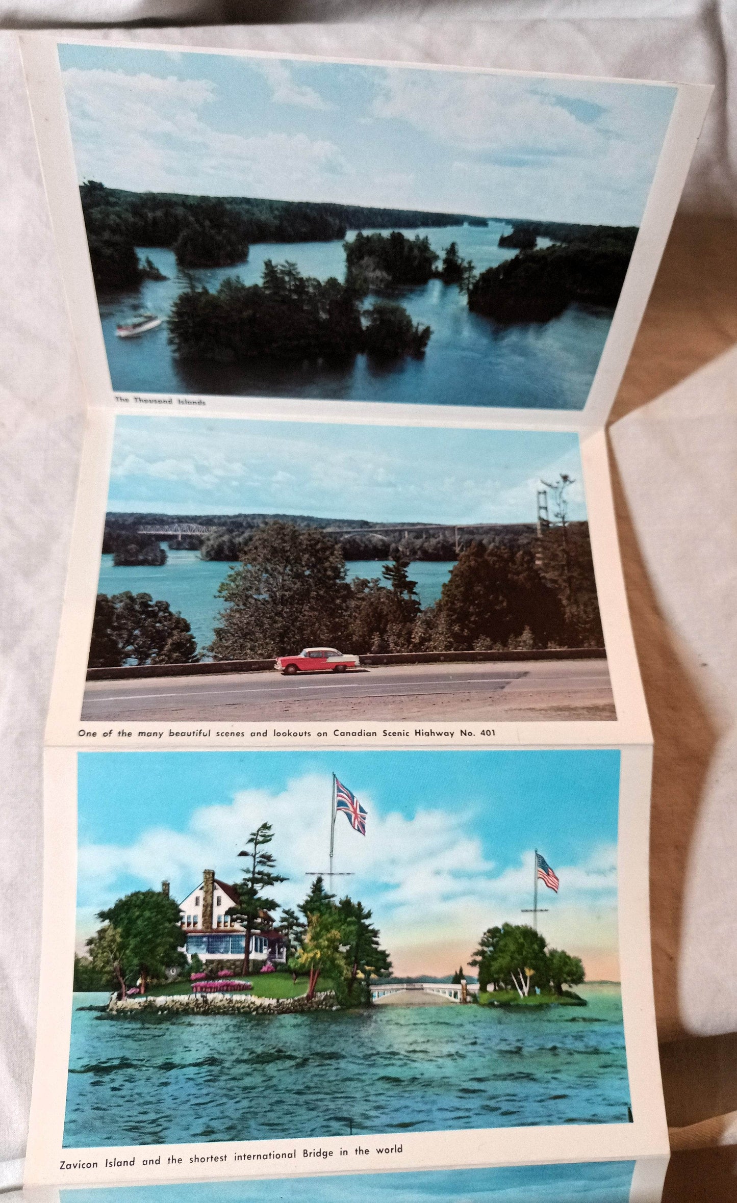 Greetings From Thousand Islands Ontario Late 1950s Postcard Booklet - TulipStuff