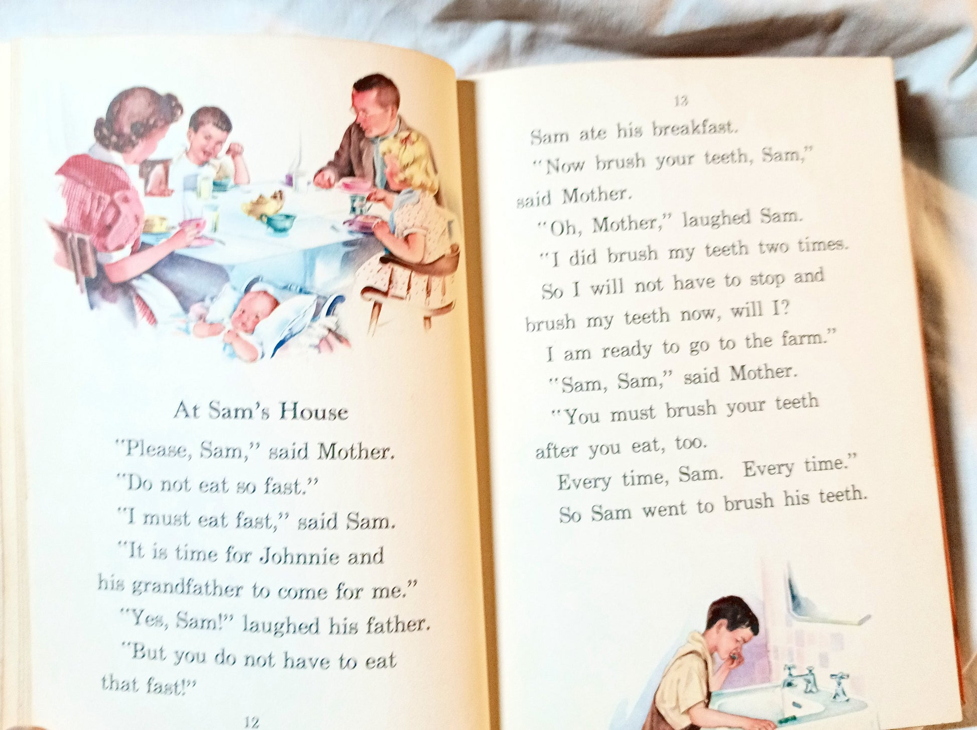 Three Friends Basic Readers Grade 2 Scott Foresman Hardcover 1948 - TulipStuff