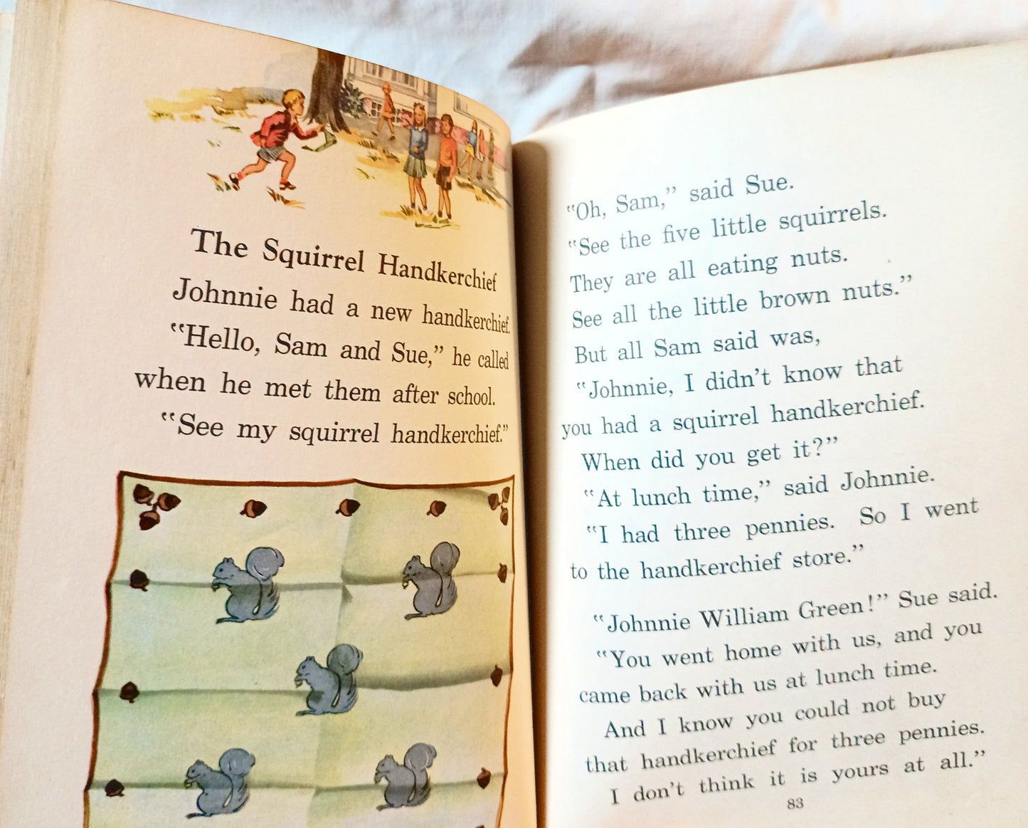 Three Friends Basic Readers Grade 2 Scott Foresman Hardcover 1948 - TulipStuff