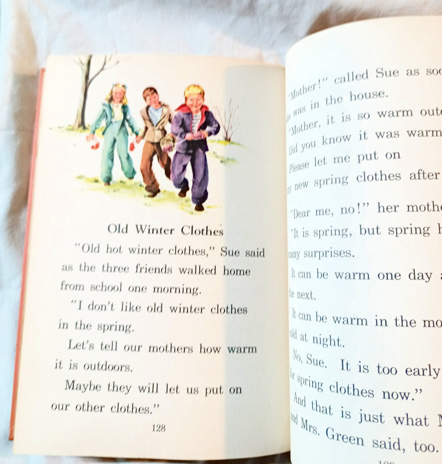 Three Friends Basic Readers Grade 2 Scott Foresman Hardcover 1948 - TulipStuff