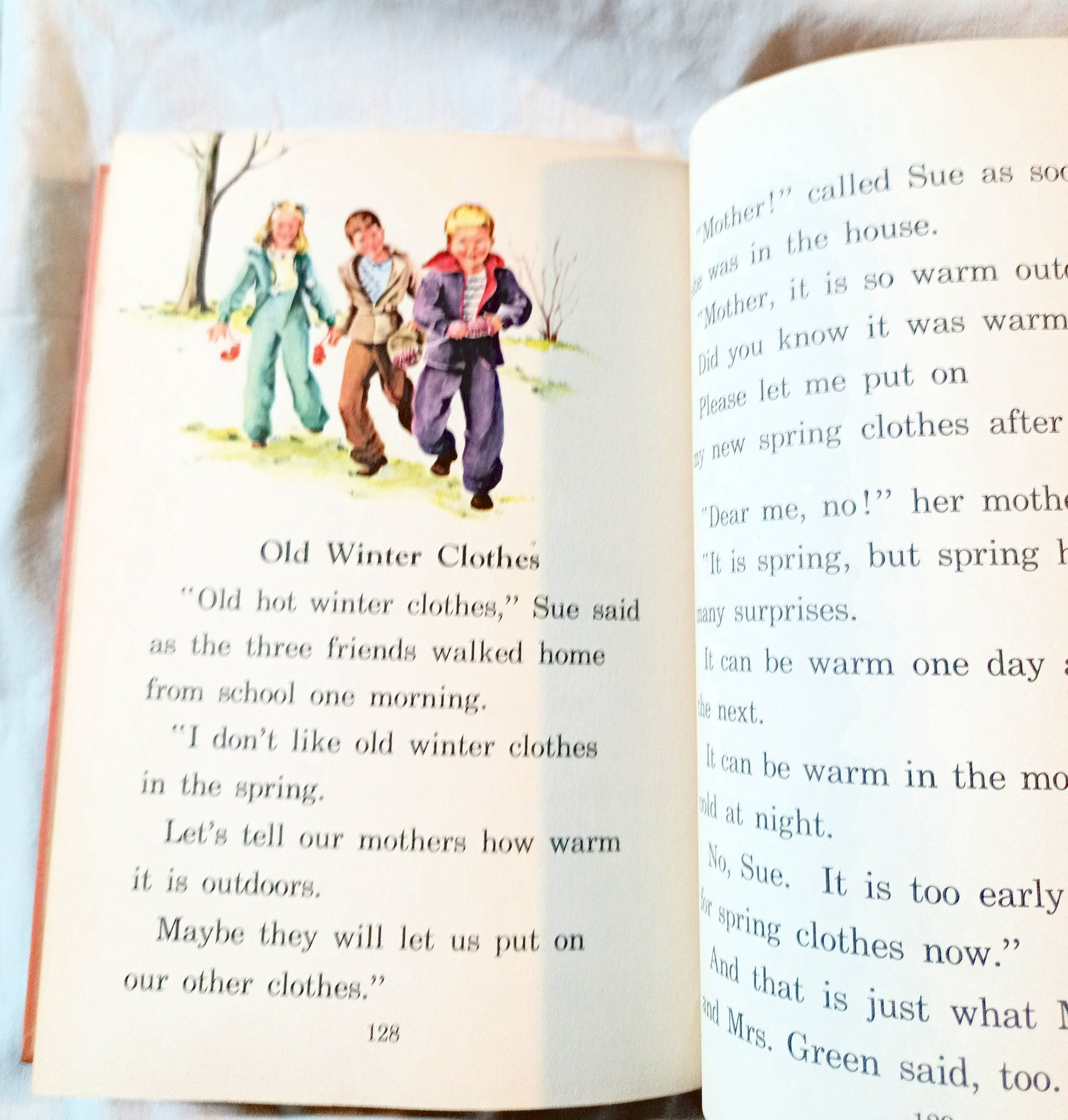 Three Friends Basic Readers Grade 2 Scott Foresman Hardcover 1948 - TulipStuff