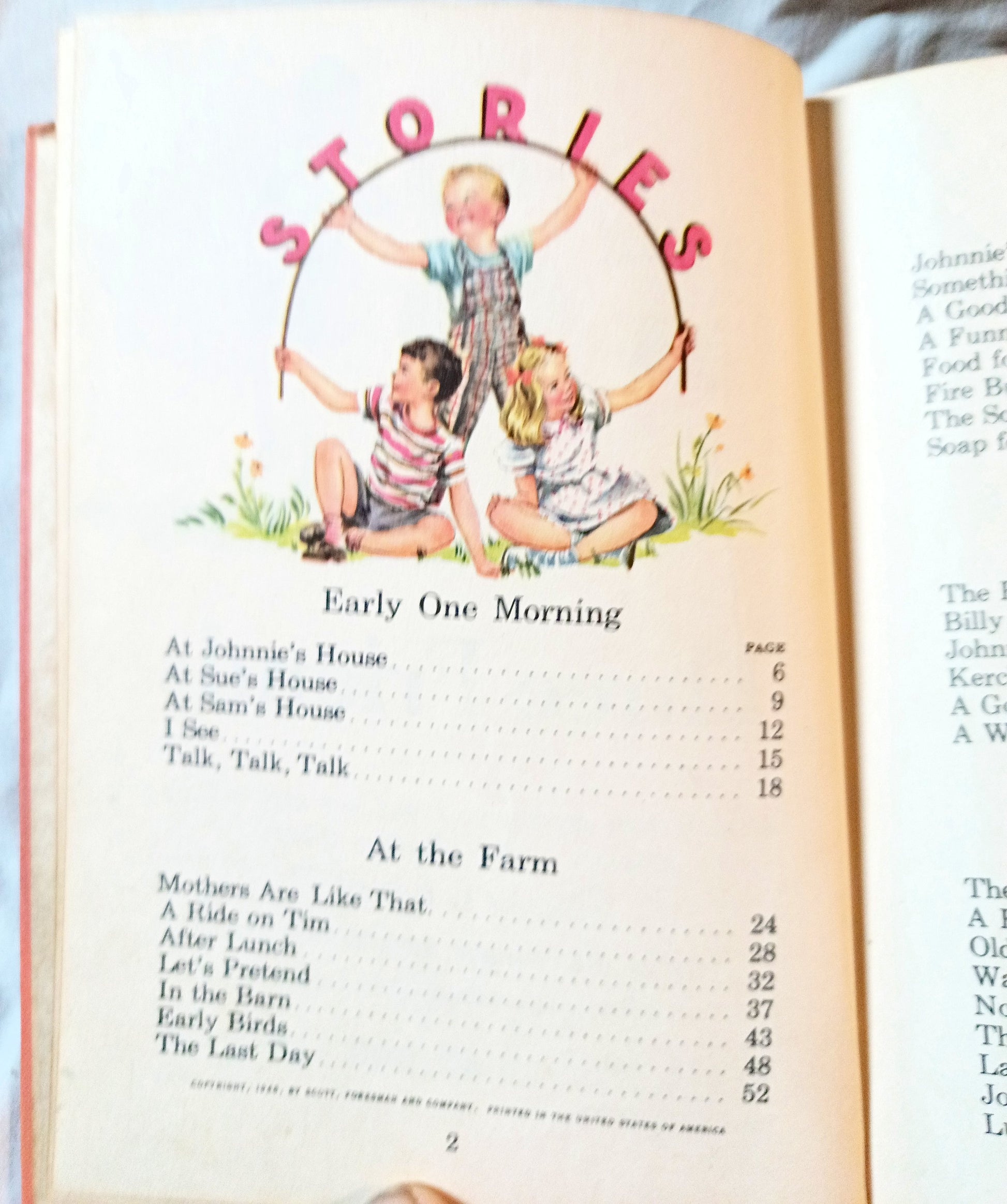 Three Friends Basic Readers Grade 2 Scott Foresman Hardcover 1948 - TulipStuff