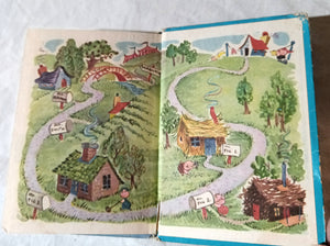 The Three Little Pigs Ruth Bendel Rand McNally Junior Elf Book 1956 - TulipStuff