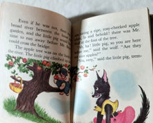 Load image into Gallery viewer, The Three Little Pigs Ruth Bendel Rand McNally Junior Elf Book 1956 - TulipStuff
