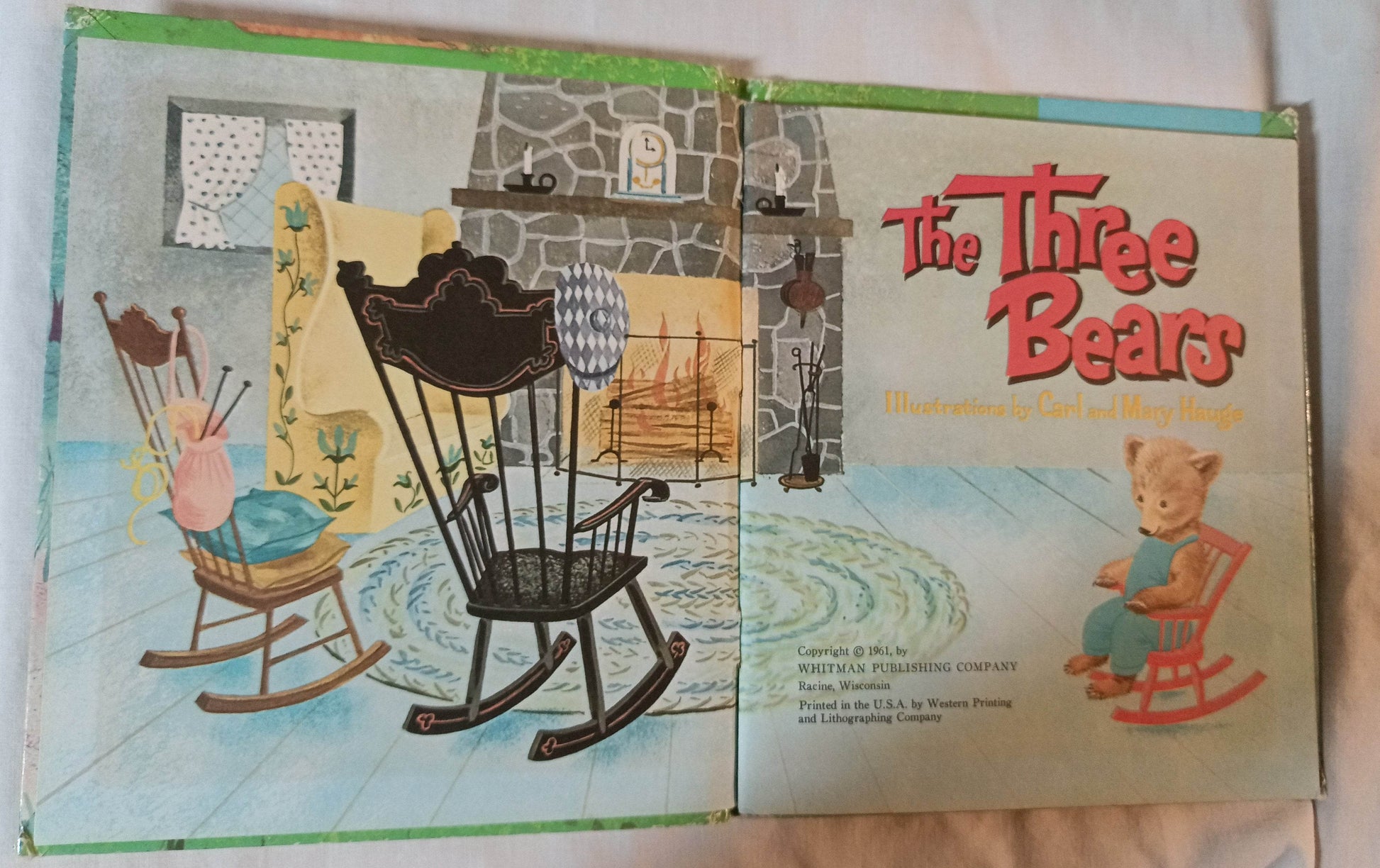 The Three Bears Top Top Tales Carl and Mary Hauge 1961 - TulipStuff