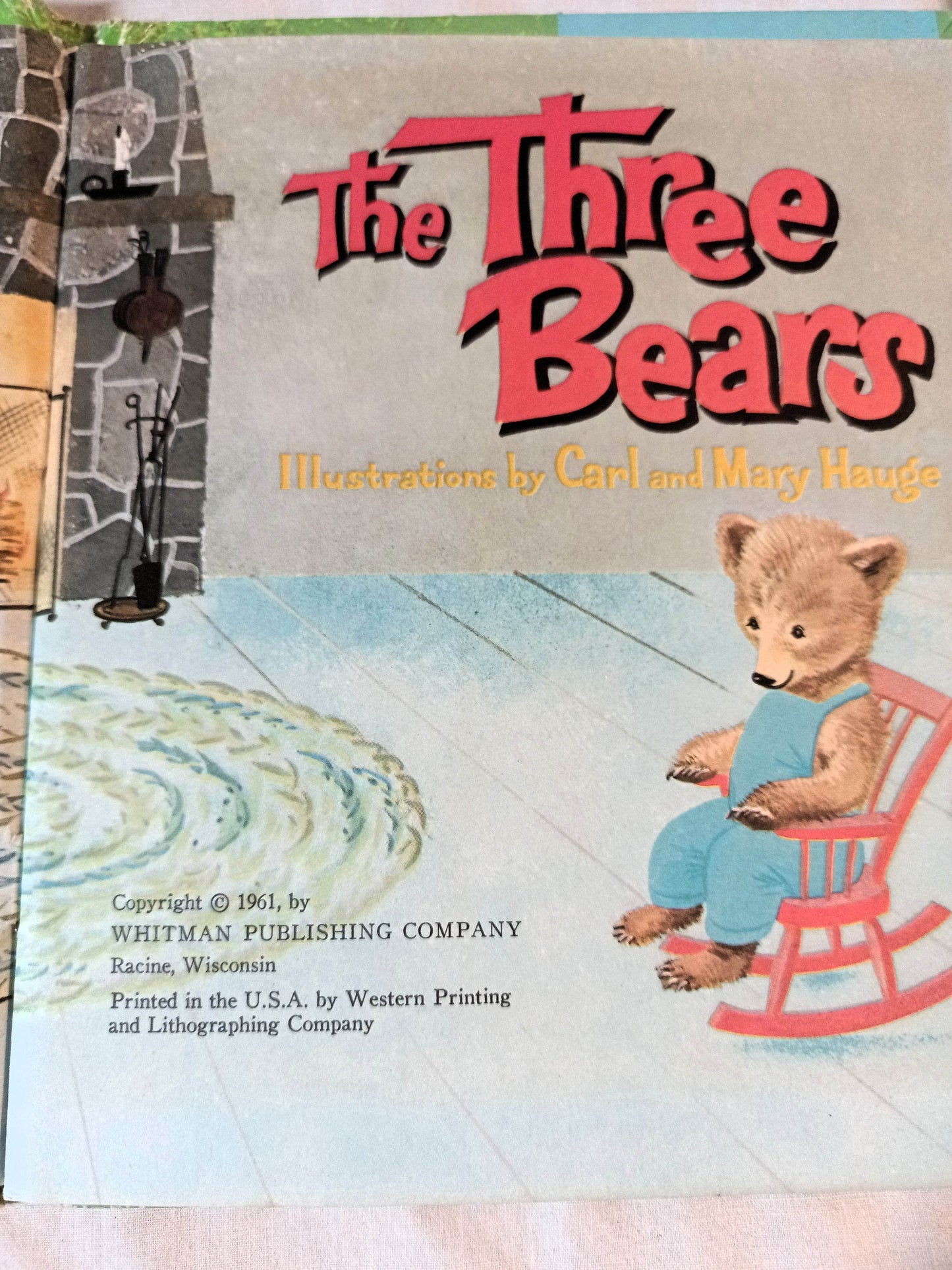 The Three Bears Top Top Tales Carl and Mary Hauge 1961 - TulipStuff