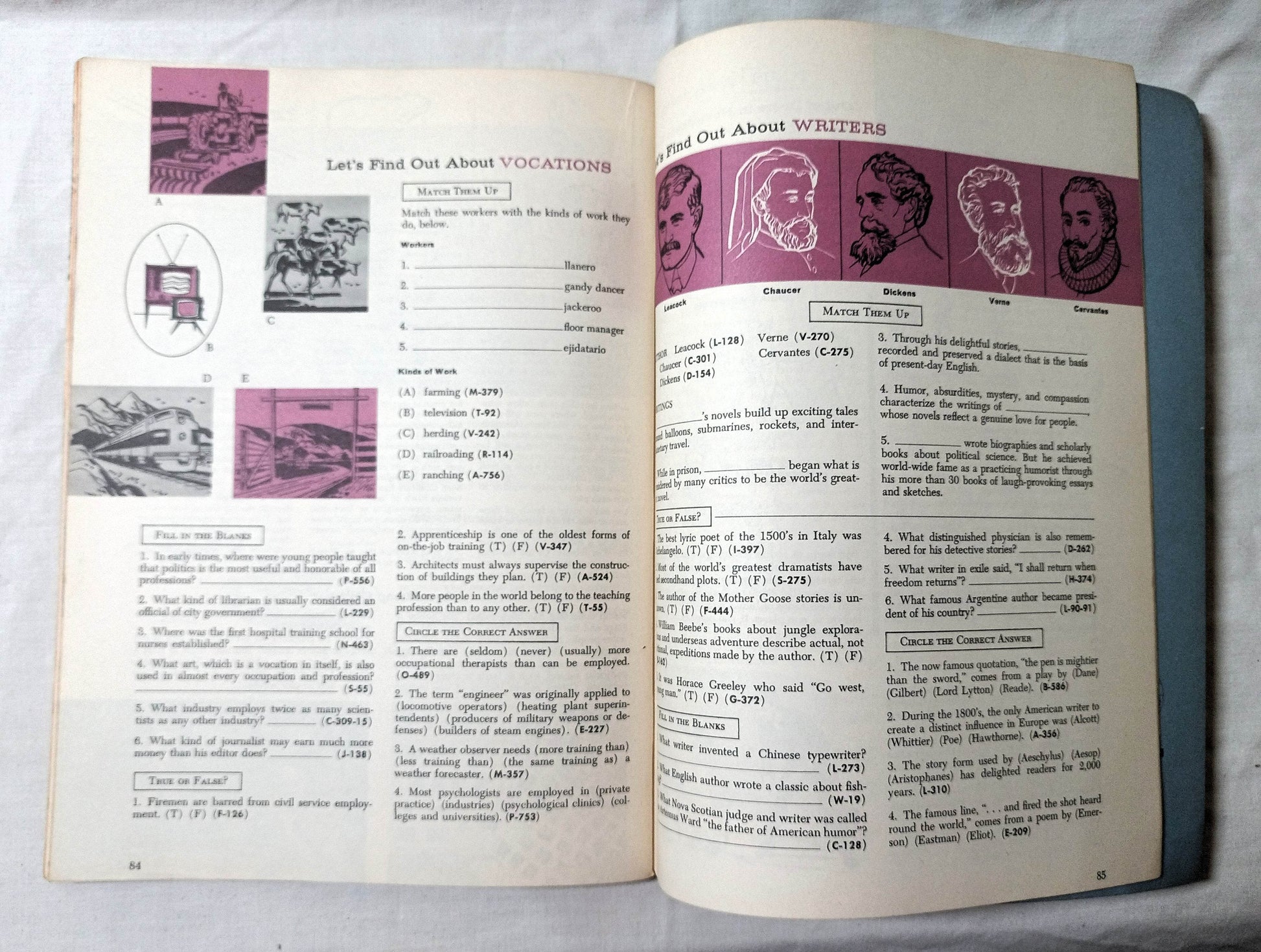 Through The Year With World Book Paperback 1960 - TulipStuff