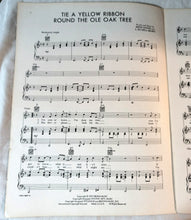 Load image into Gallery viewer, Tie A Yellow Ribbon Round The Ole Oak Tree Tony Orlando Dawn Sheet Music - TulipStuff
