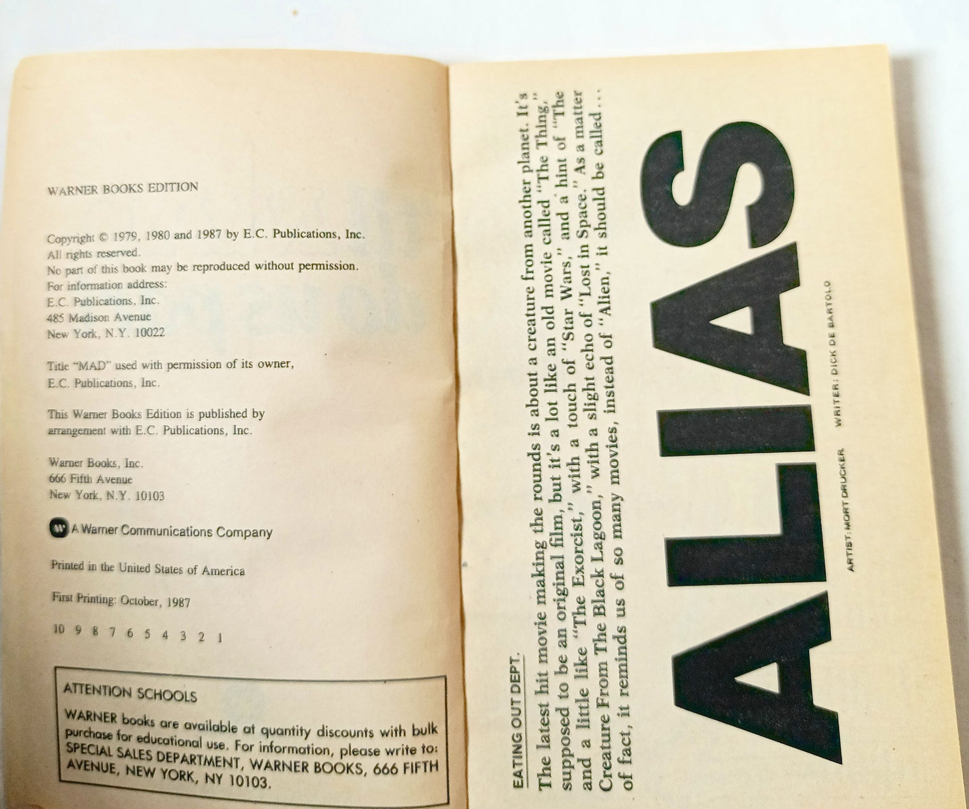 Til Mad Do Us Part #76 Warner Books First Printing October 1987 - TulipStuff