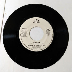 Timex Social Club Rumors R&B 7" Vinyl Jay Records 1986 - TulipStuff