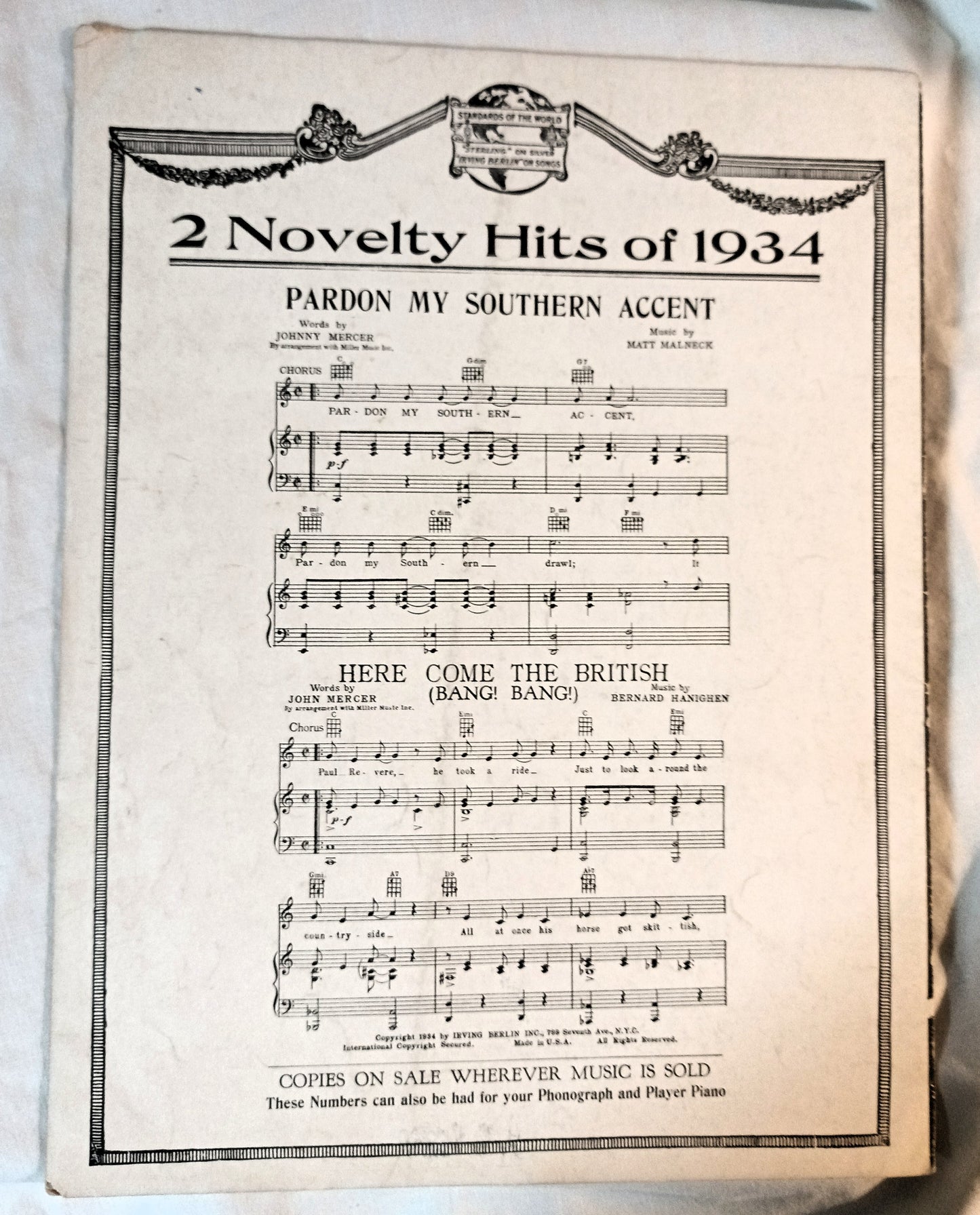 Tonight Is Mine Stingaree Irene Dunn Richard Dix Sheet Music 1934 - TulipStuff