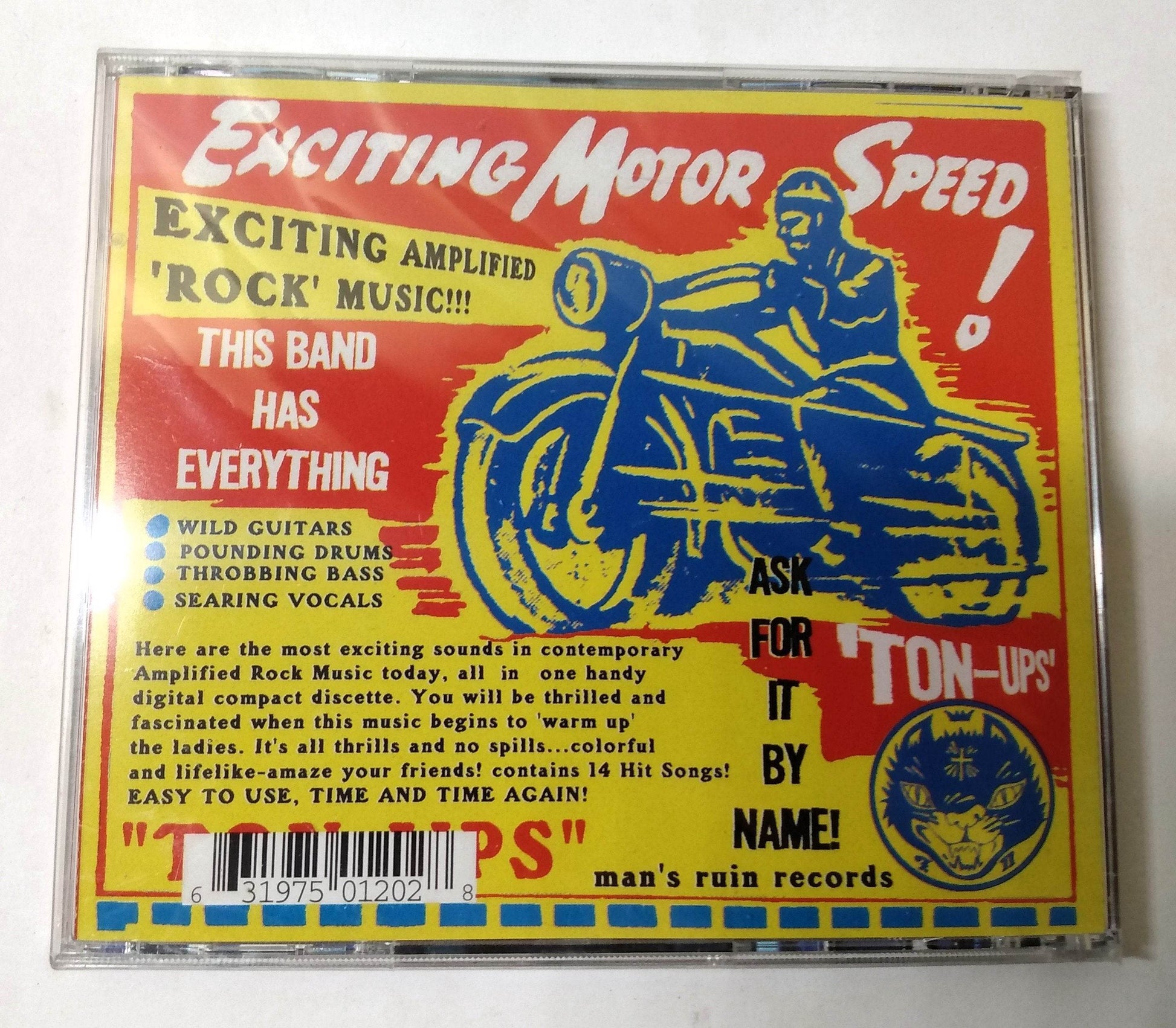 Ton-Ups Tune Down Brooklyn Garage Punk Album CD  Man's Ruin 1998 - TulipStuff