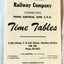 Toronto Hamilton And Buffalo Railway Company Timetables 1973 - TulipStuff