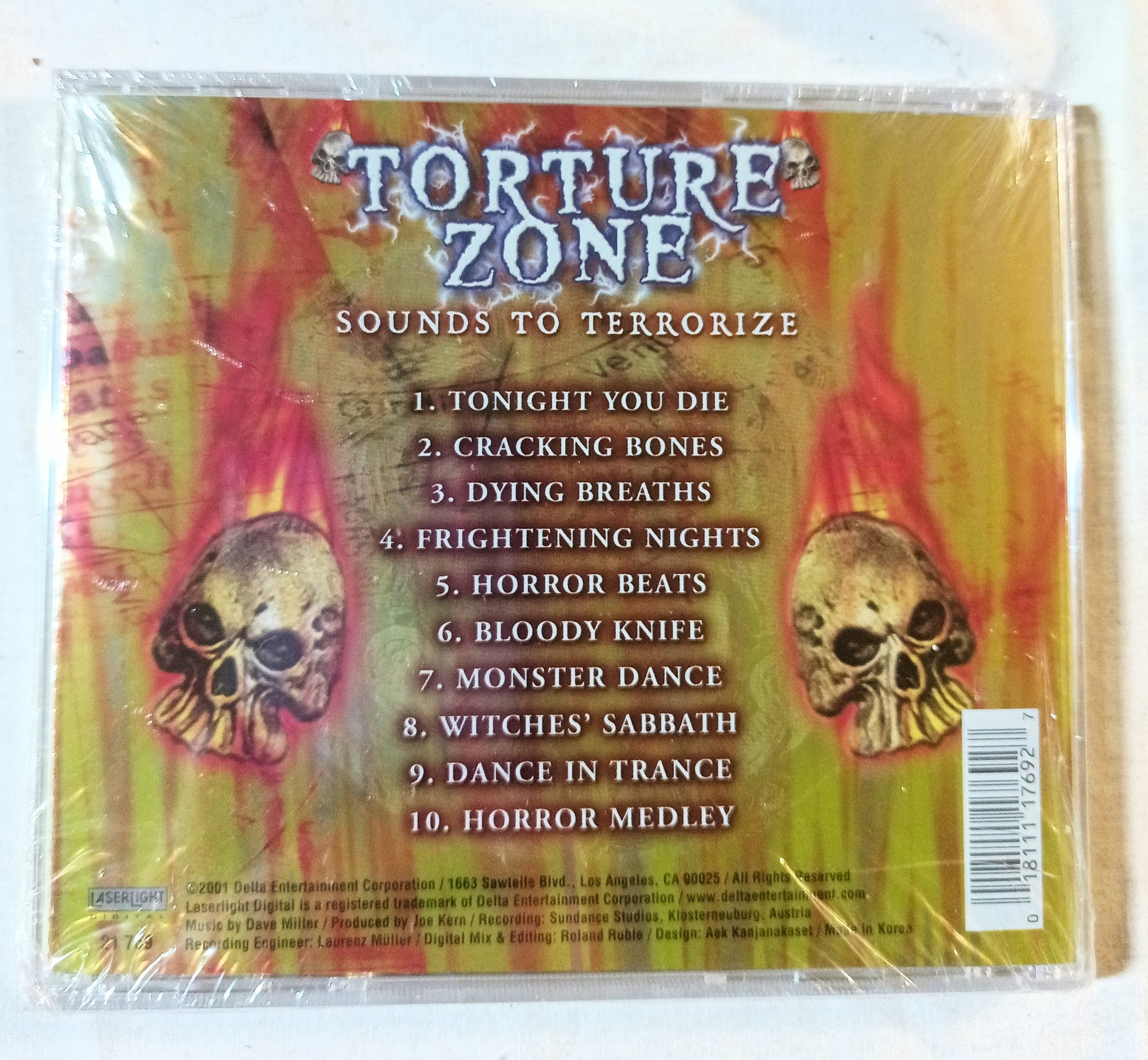 Torture Zone Sounds To Terrorize Dave Miller CD 2001 - TulipStuff