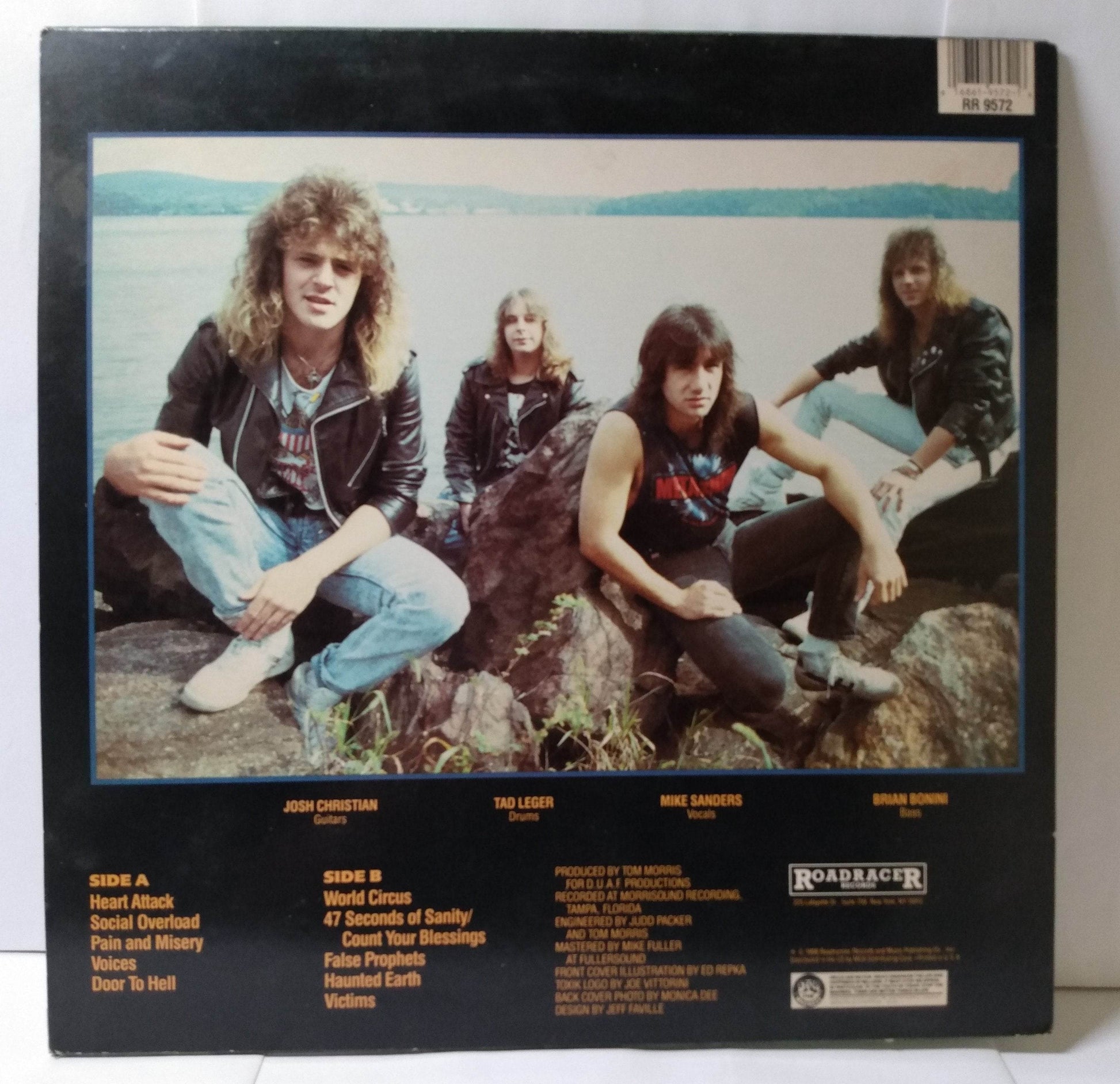 Toxik World Circus Roadracer Thrash Speed Metal 12 inch Vinyl LP 1988 - TulipStuff