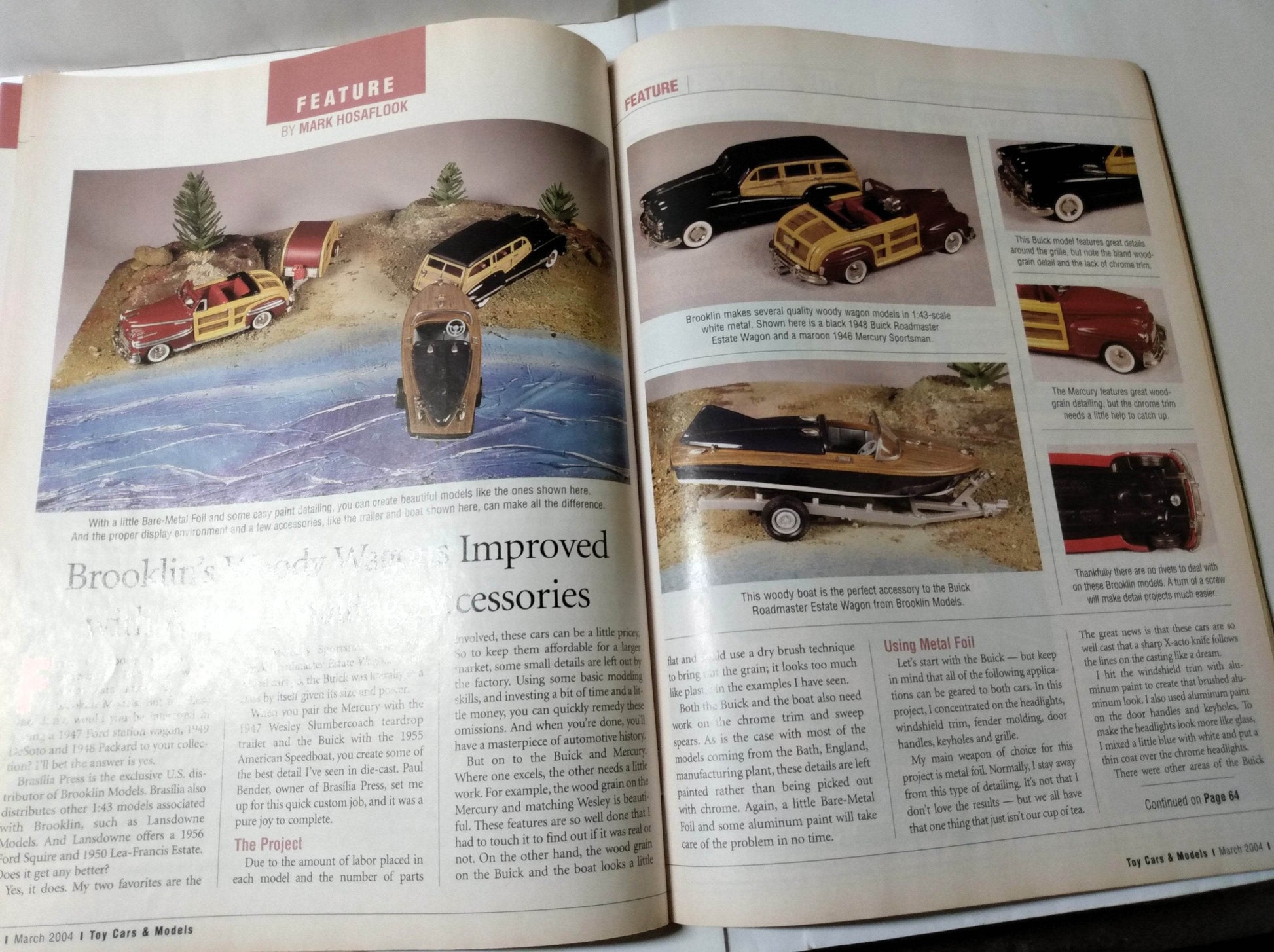 Toy Cars & Models Magazine March 2004 Monogram Hot Wheels Slot Cars - TulipStuff