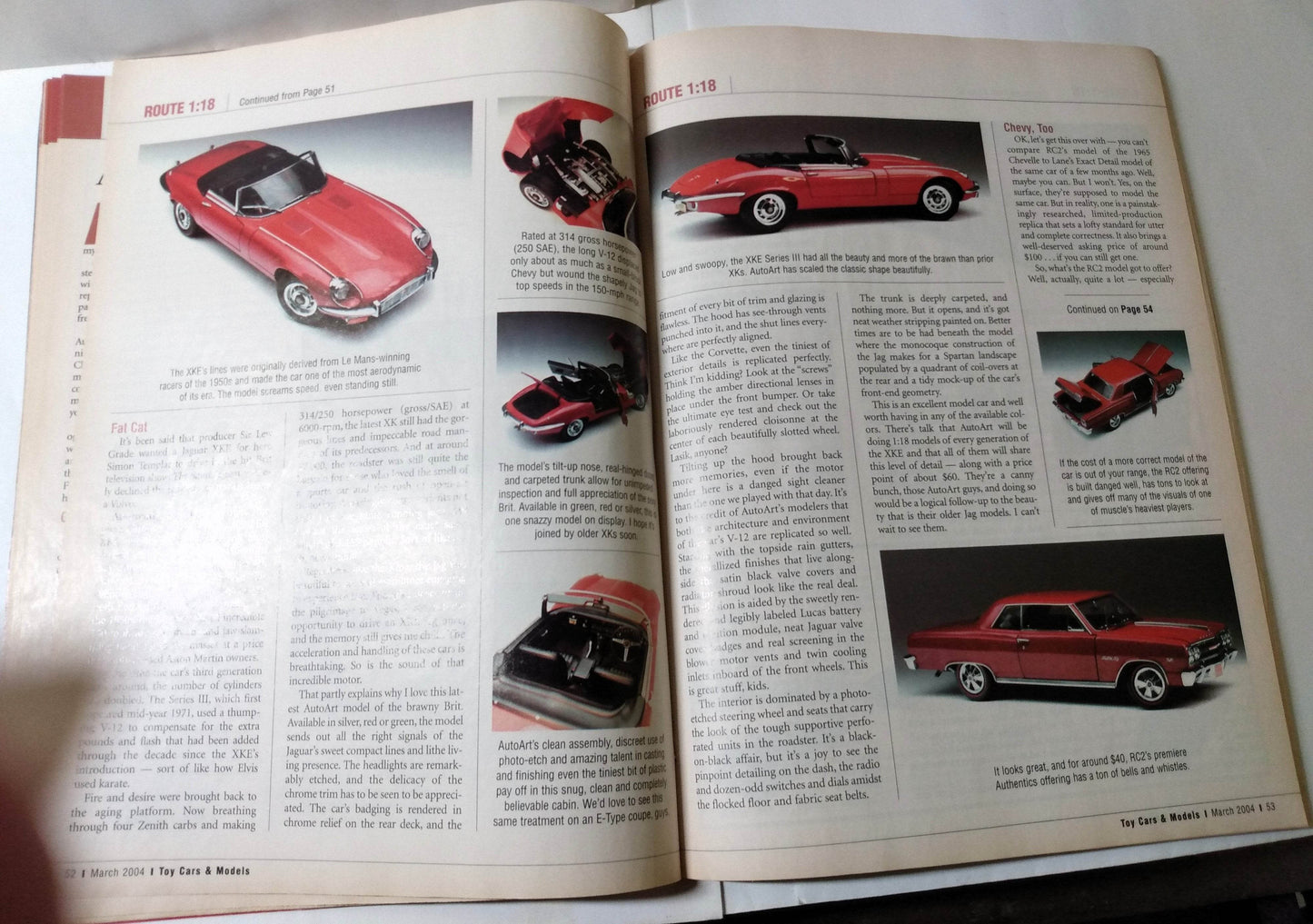 Toy Cars & Models Magazine March 2004 Monogram Hot Wheels Slot Cars - TulipStuff