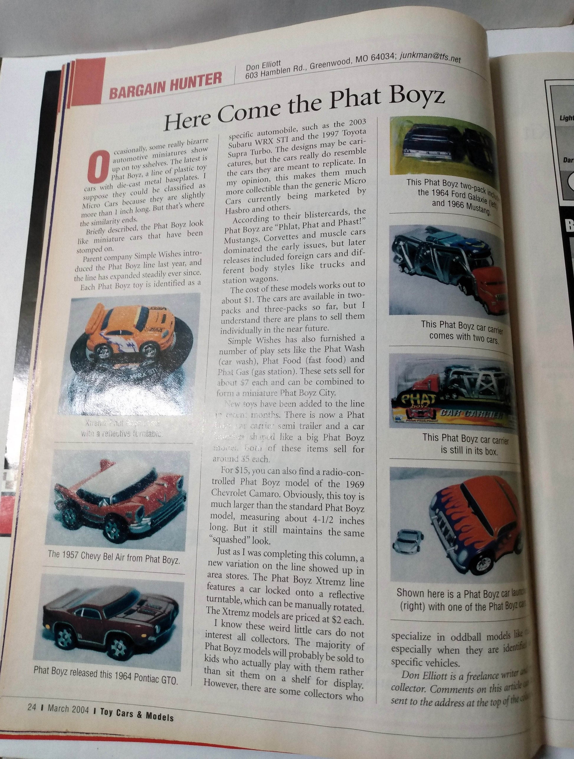 Toy Cars & Models Magazine March 2004 Monogram Hot Wheels Slot Cars - TulipStuff